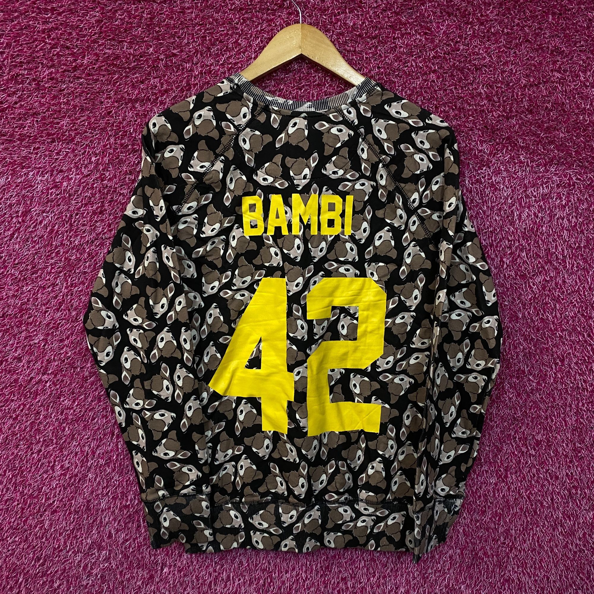 Disney Bambi Number 42 Disney Animated Studios Movie AoP Crewneck S Size US S / EU 44-46 / 1 - 1 Thumbnail