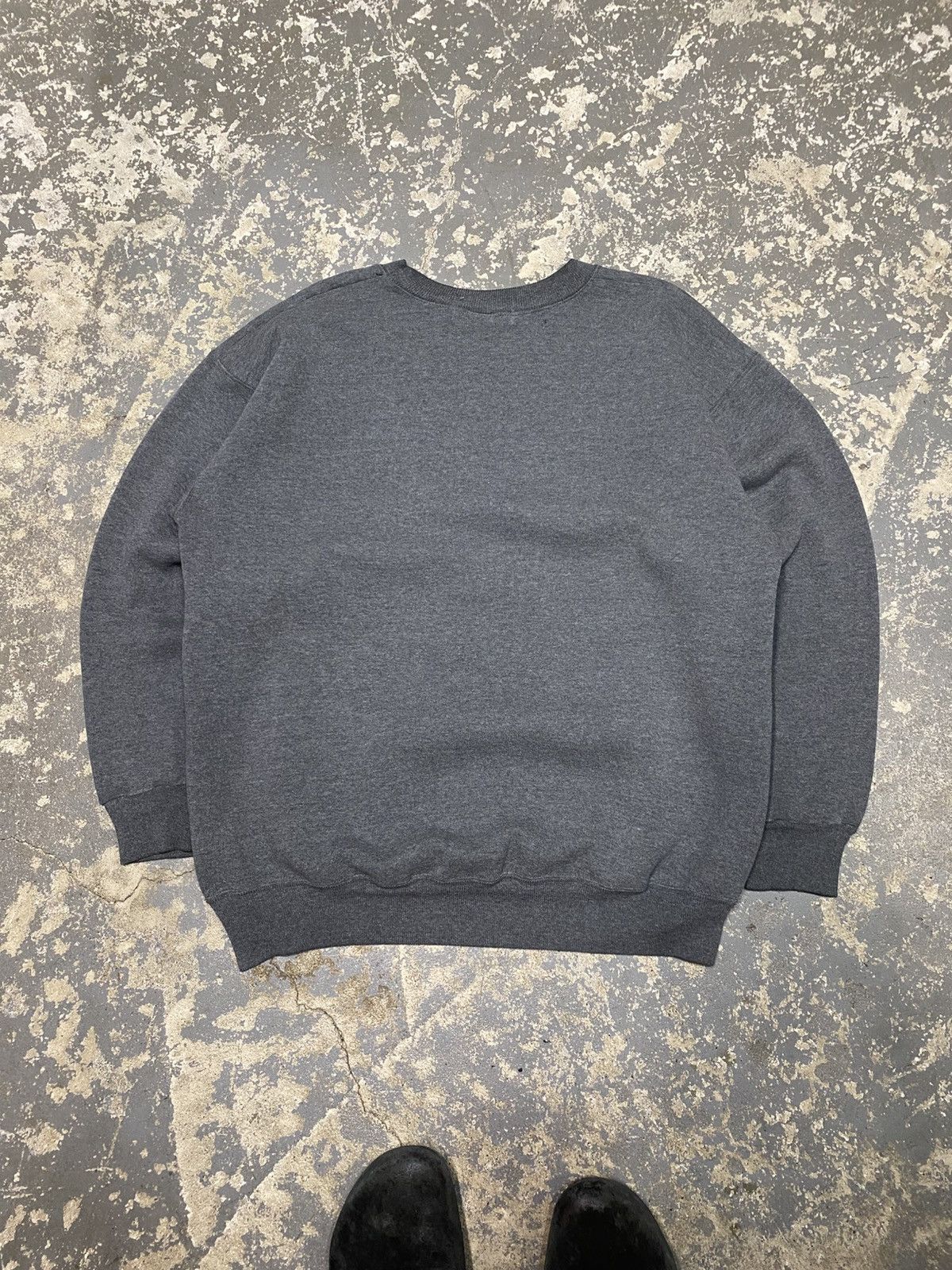 Vintage Vintage Spalding Faded Black/Grey Blank Pullover Crewneck Size US L / EU 52-54 / 3 - 8 Thumbnail