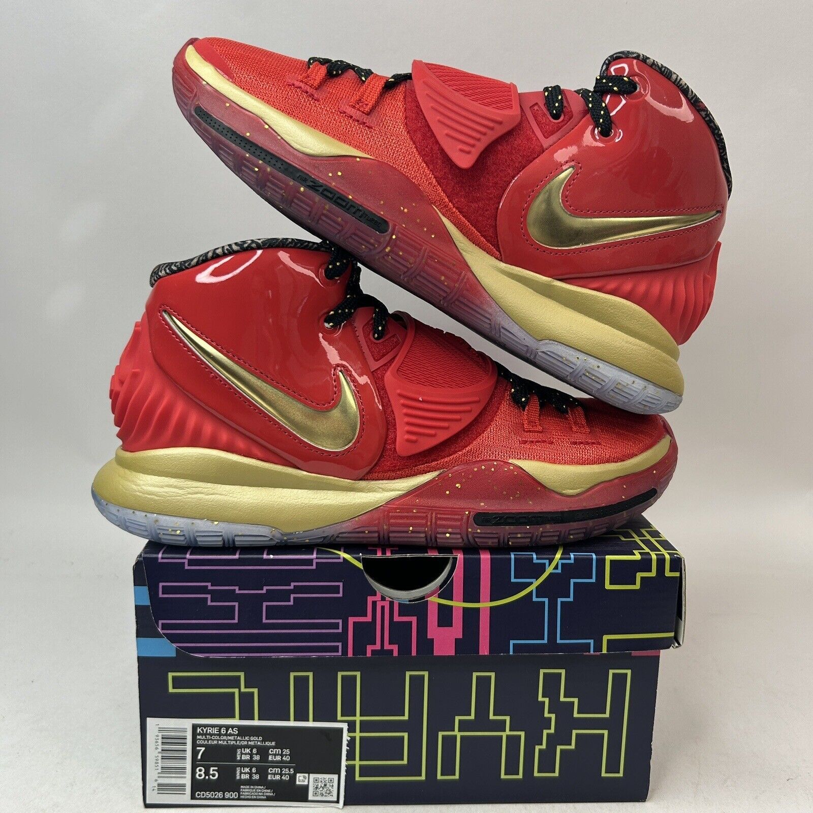 All Star Trophies Red And Gold Kyrie Nike Air Zoom Kyrie Irving VI