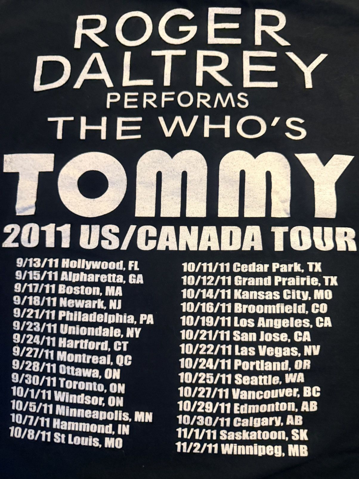 Other Roger Daltrey Tommy Tour Size US XL / EU 56 / 4 - 2 Thumbnail