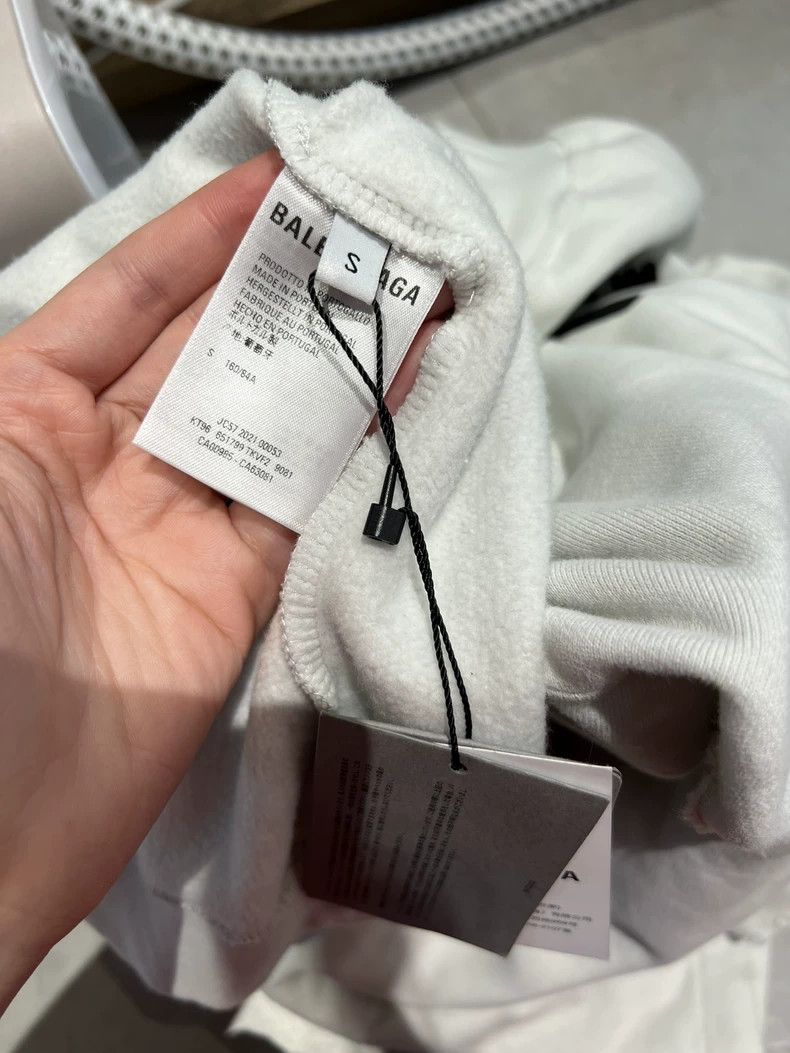 Balenciaga Balenciaga Grey Hi Destroyed Hoodie New with Tag S In Stoc Size US S / EU 44-46 / 1 - 4 Thumbnail
