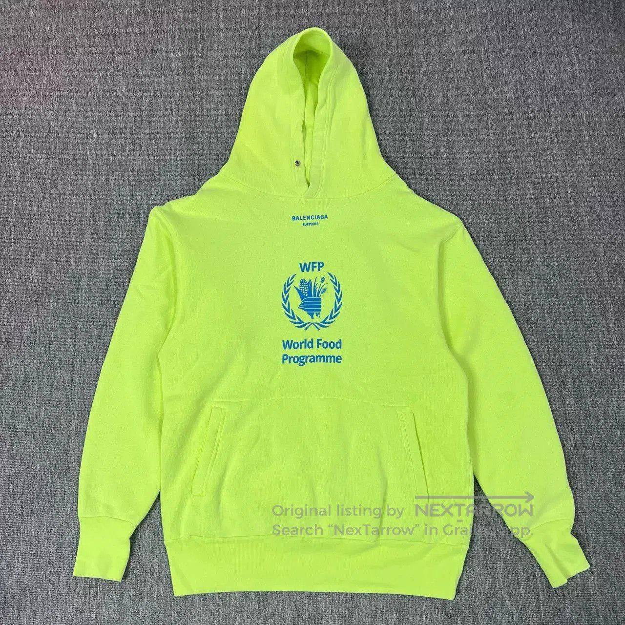 Balenciaga Balenciaga Neon Green Hoodie XS. Size US XS / EU 42 / 0 - 1 Thumbnail