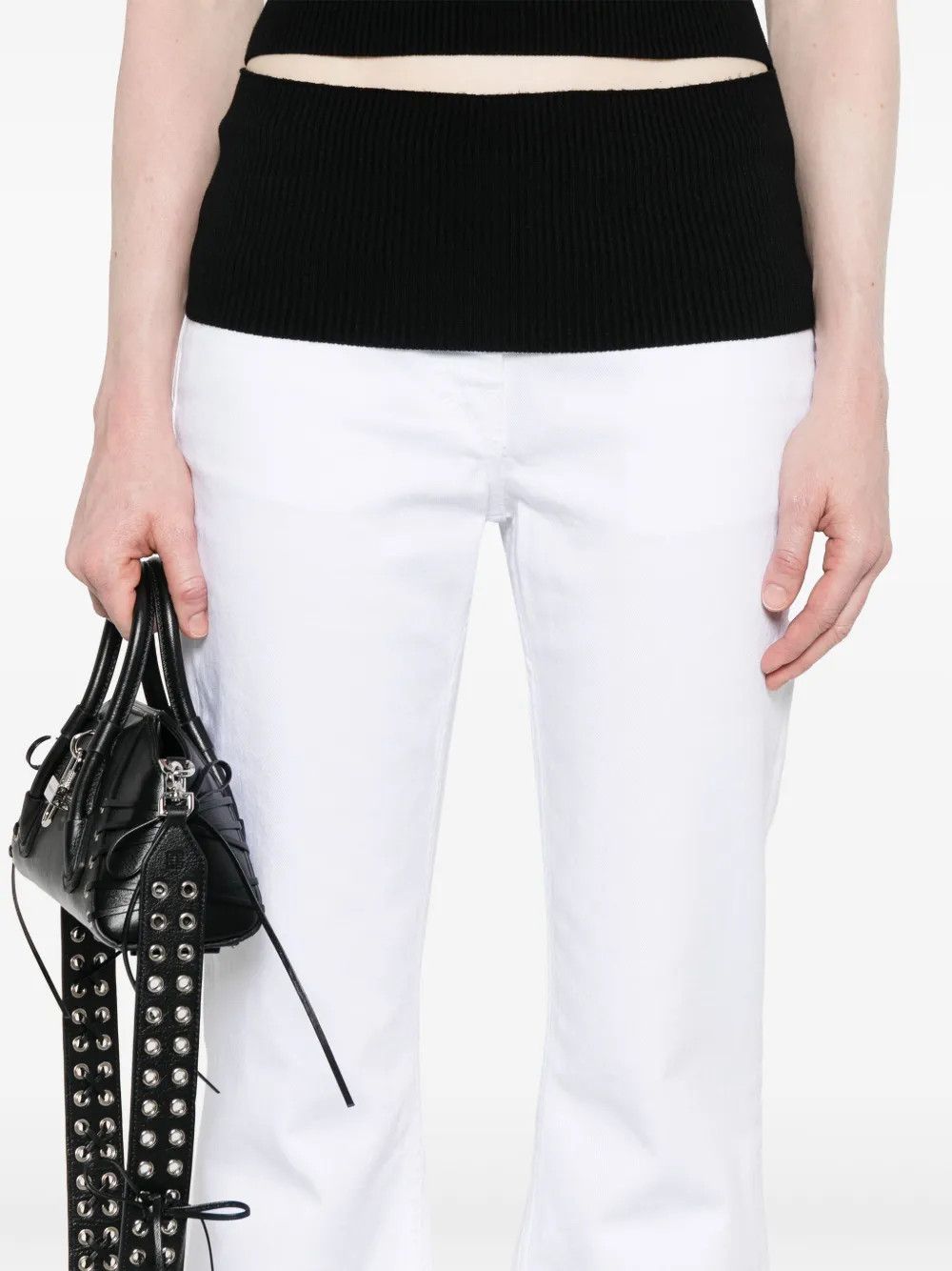 Givenchy o1y0925 Sweatpant in White Size 29" - 2 Thumbnail
