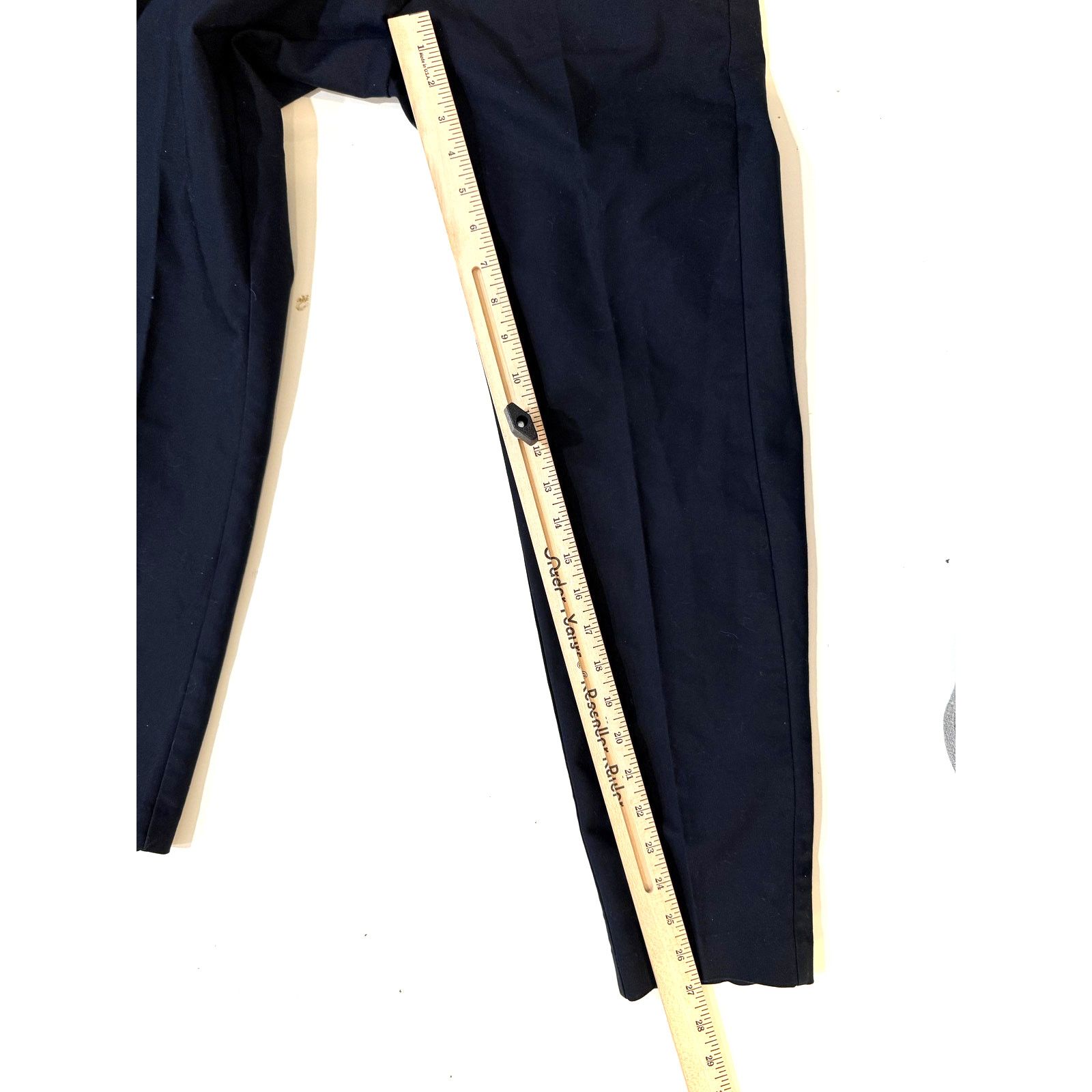 H&M H&M Pants Womens 4 Navy Blue Tapered Ankle Dress Slacks Size 27" / US 4 / IT 40 - 6 Thumbnail