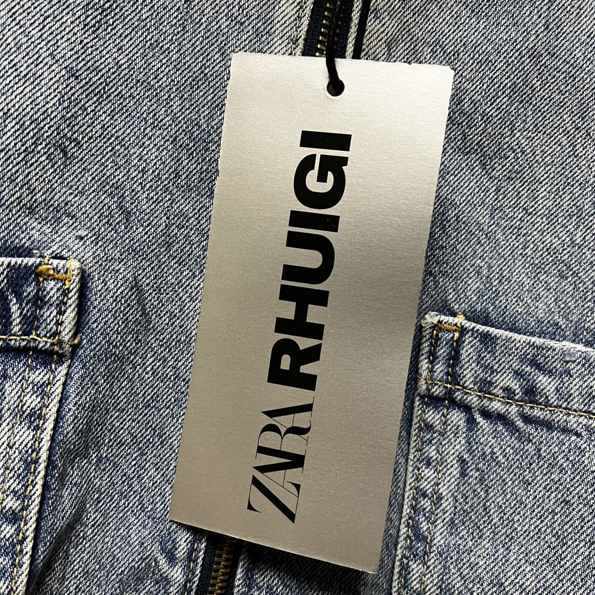 Rhude × Zara RHUDE x Zara CROPPED DENIM JACKET LIMITED Rhuigi NWT NEW Size US S / EU 44-46 / 1 - 19 Thumbnail