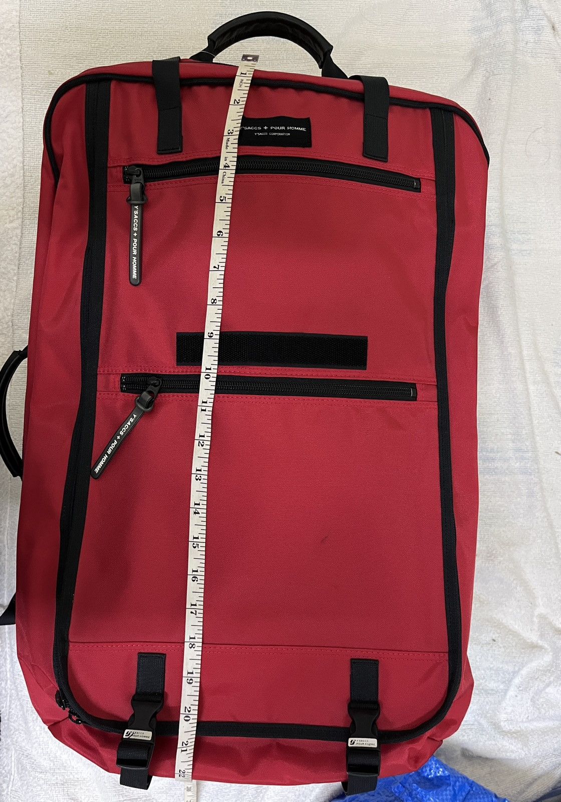 Yohji Yamamoto Yohji Yamamoto Y’ SACCS POUR HOMME 3 Way Travel Bag Size ONE SIZE - 12 Thumbnail
