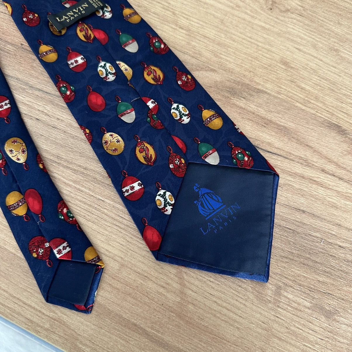 Lanvin Luxury Lanvin Tie Silk New Years Old Money Y2K 00s Italy Size ONE SIZE - 3 Thumbnail