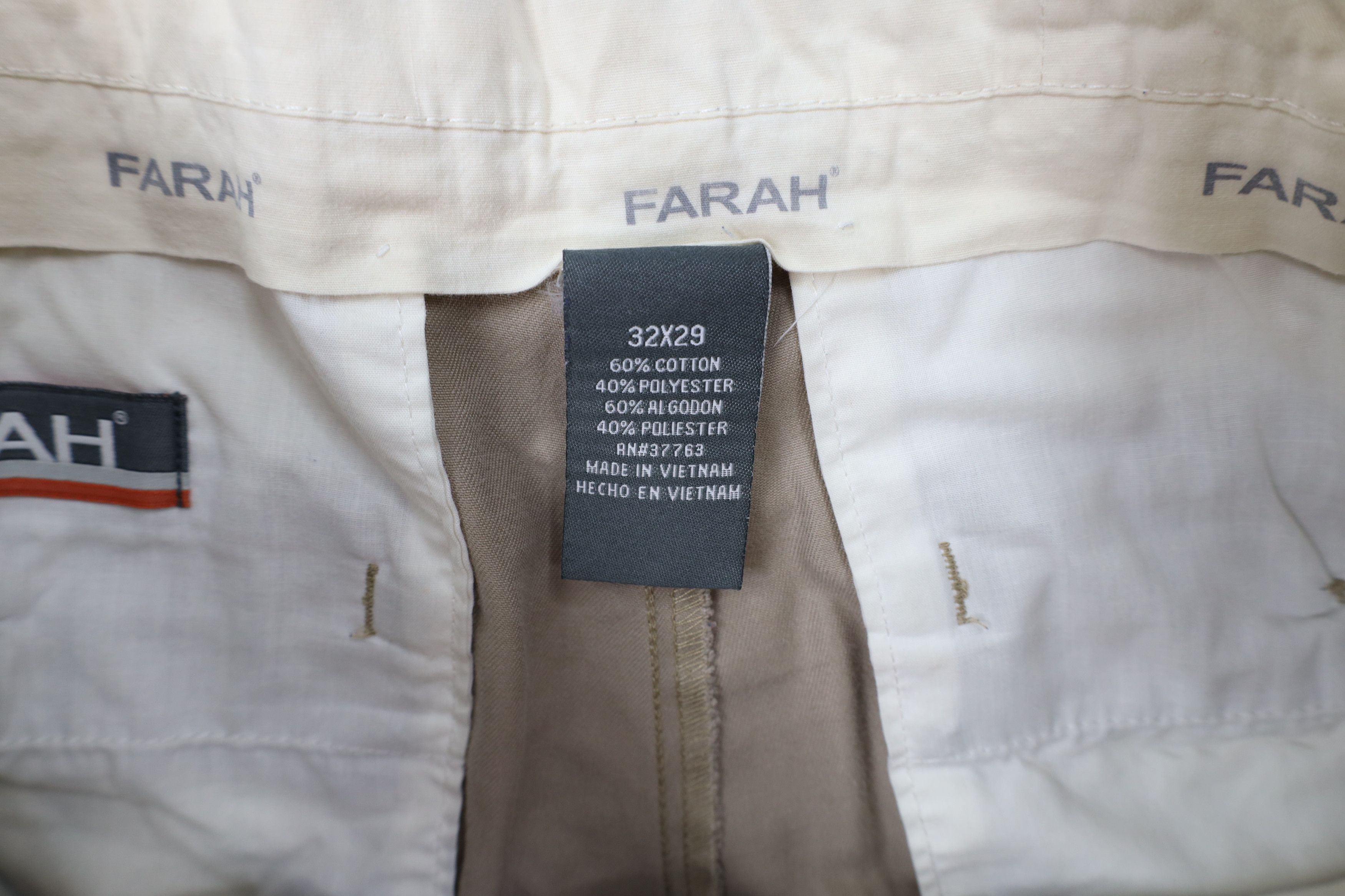 Vintage Vintage 90s Y2K Streetwear Wide Leg Chino Pants Beige Size US 32 / EU 48 - 8 Thumbnail