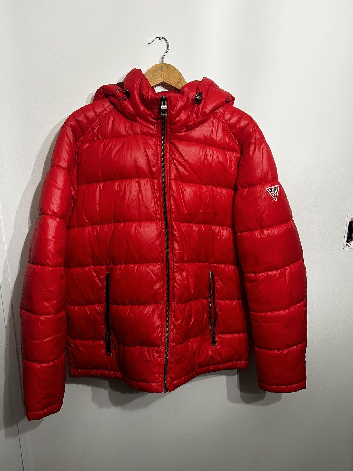 Guess Guess puffer jacket glossy red Size US XL / EU 56 / 4 - 1 Thumbnail