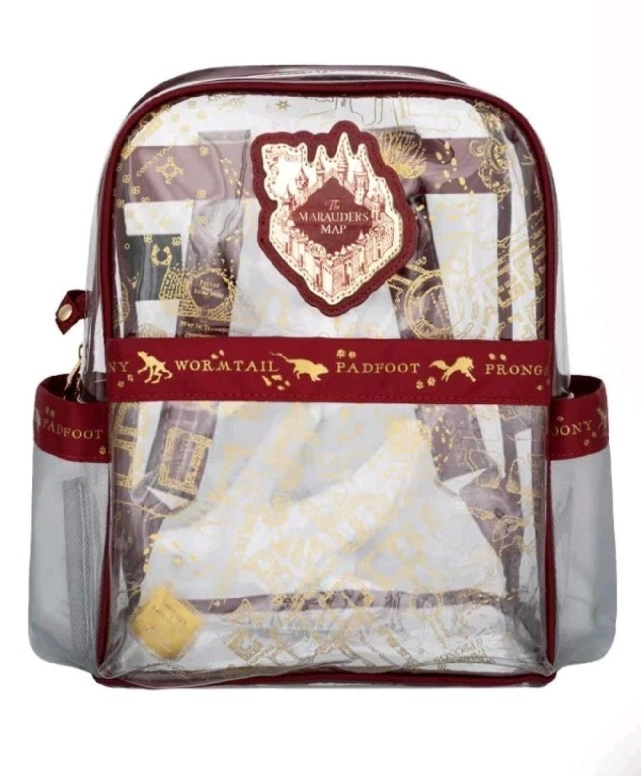 Disney Harry Potter Marauders Map Backpack Bag New Transparent Size ONE SIZE - 1 Thumbnail