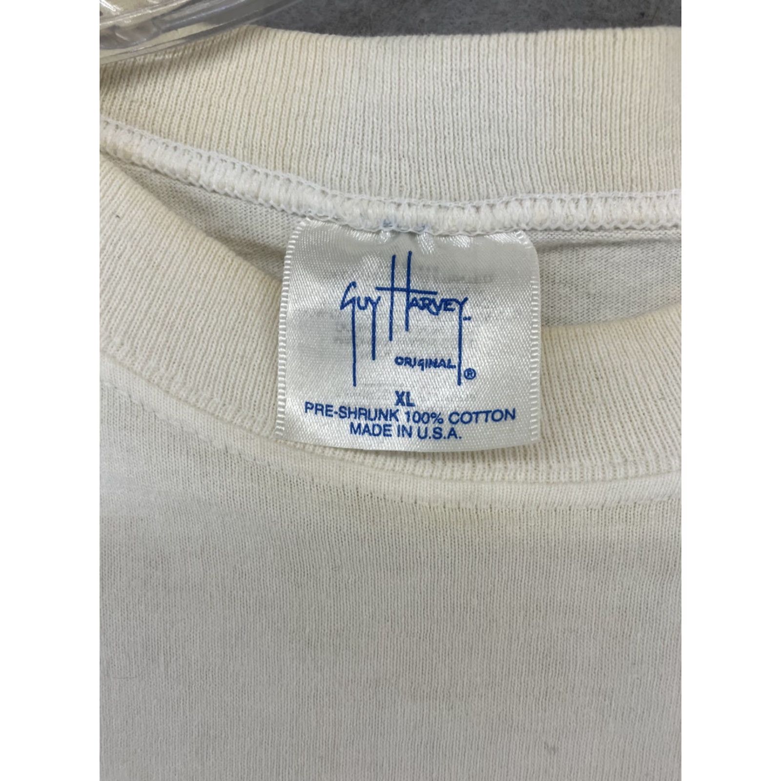 Guy Harvey Vintage Guy Harvey White T-Shirt Men XL Casual Cotton Fish Outdoor 90s Graphic Size US XL / EU 56 / 4 - 3 Thumbnail