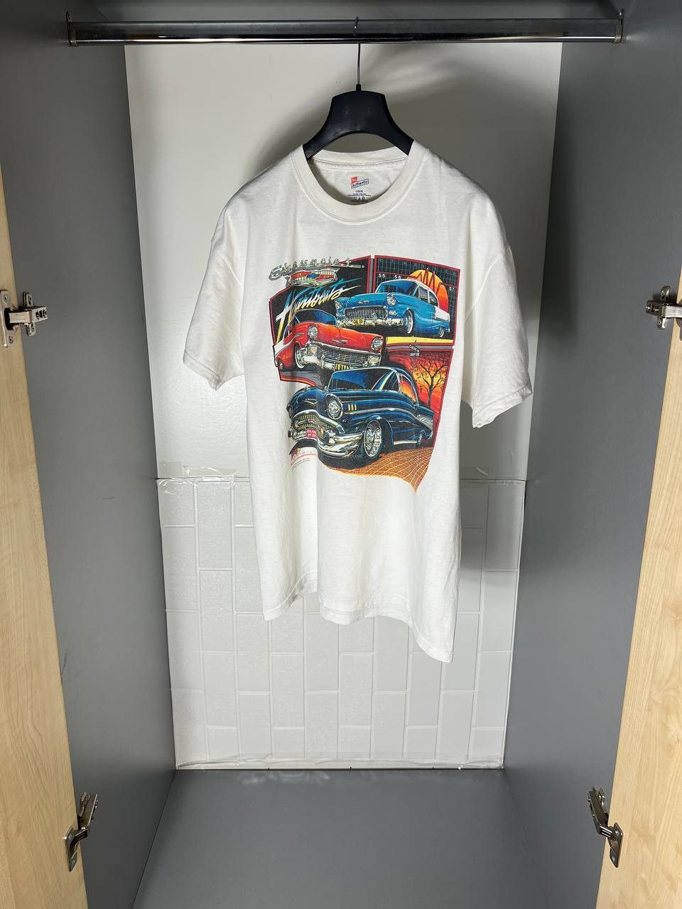 NASCAR VINTAGE HANES CHEVROLET CAR RETRO T-SHIRT RACING Y2K 90s USA Size US L / EU 52-54 / 3 - 2 Thumbnail
