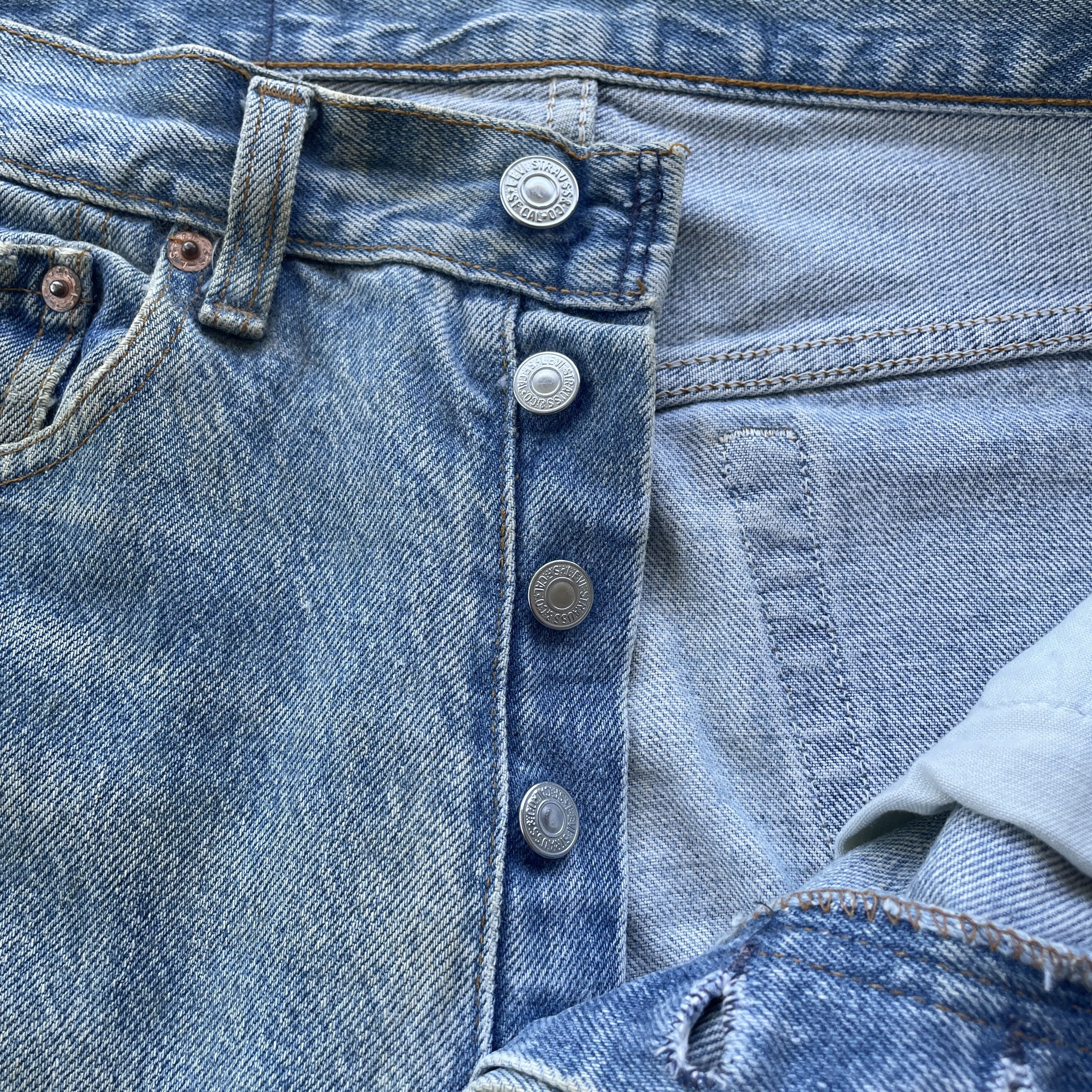 Jean × Levi's × Levi's Vintage Clothing VINTAGE 90s LEVI’S 501 USA FADED RUSTY JEANS DISTRESS PANTS Size US 31 - 7 Thumbnail
