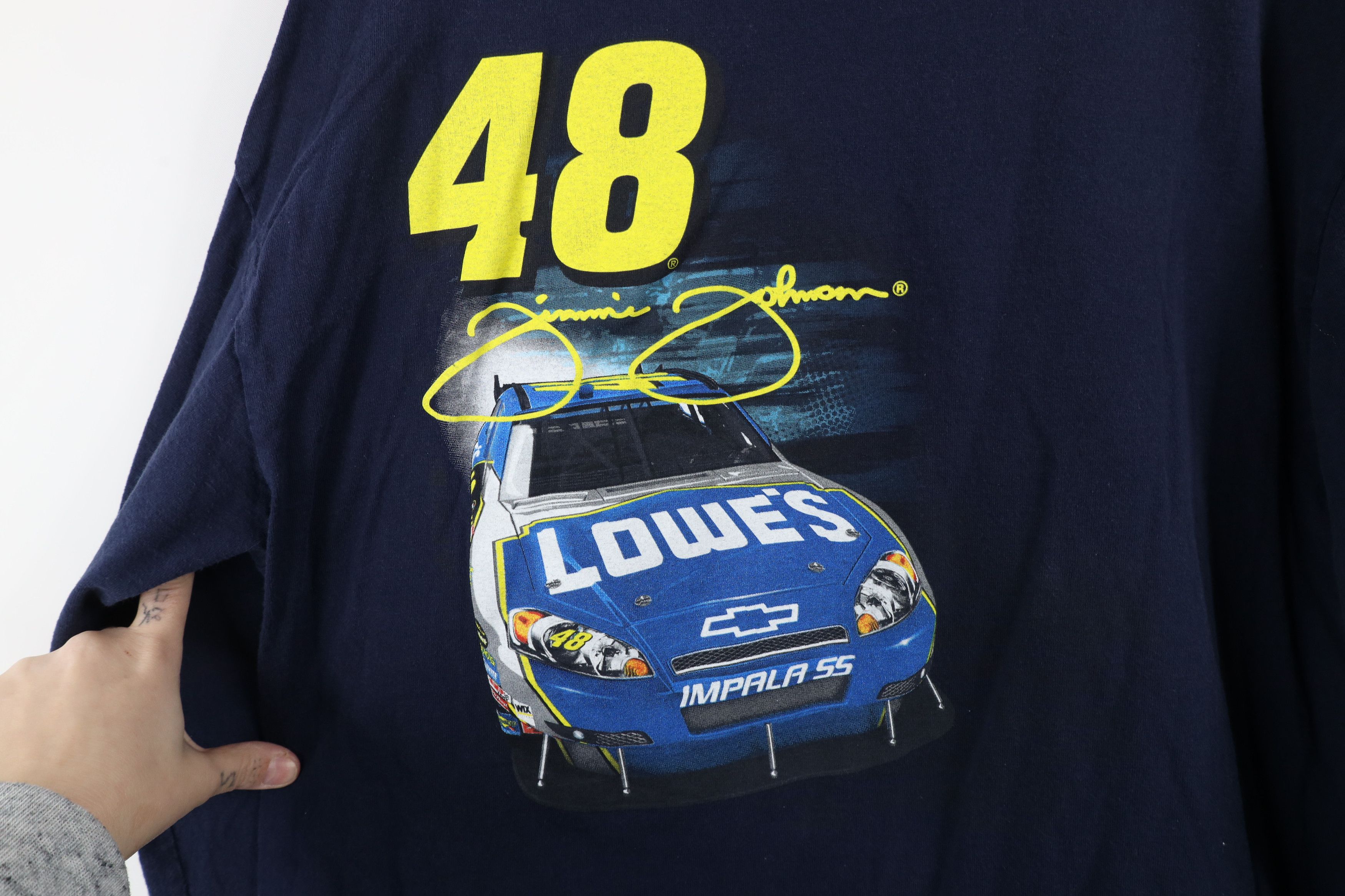 Vintage Vintage NASCAR Jimmi Johnson Racing Long Sleeve T-Shirt AOP Size US L / EU 52-54 / 3 - 10 Thumbnail