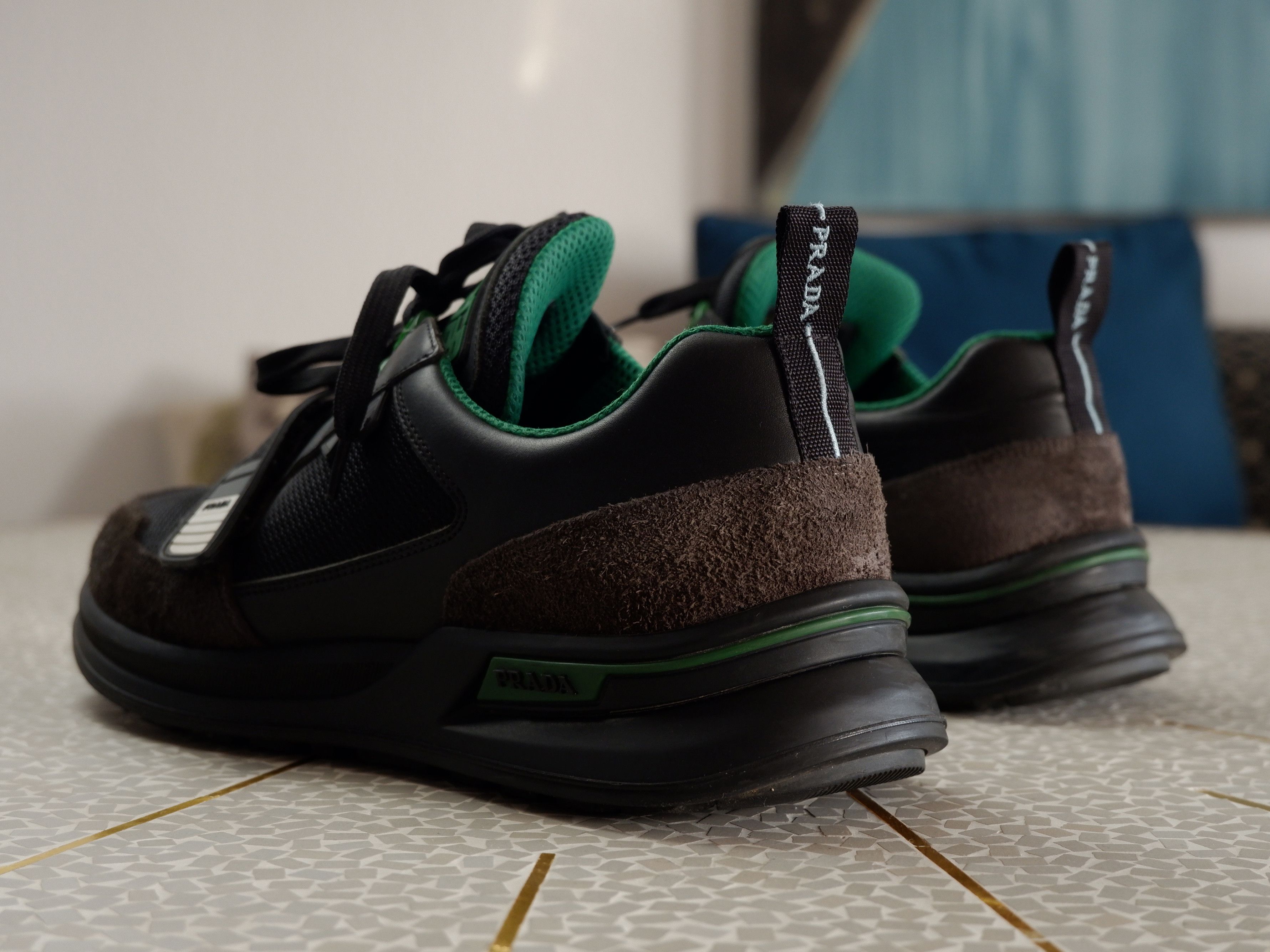 Prada Last drop! Prada mechano leather suede sneaker Size US 10.5 / EU 43-44 - 8 Thumbnail