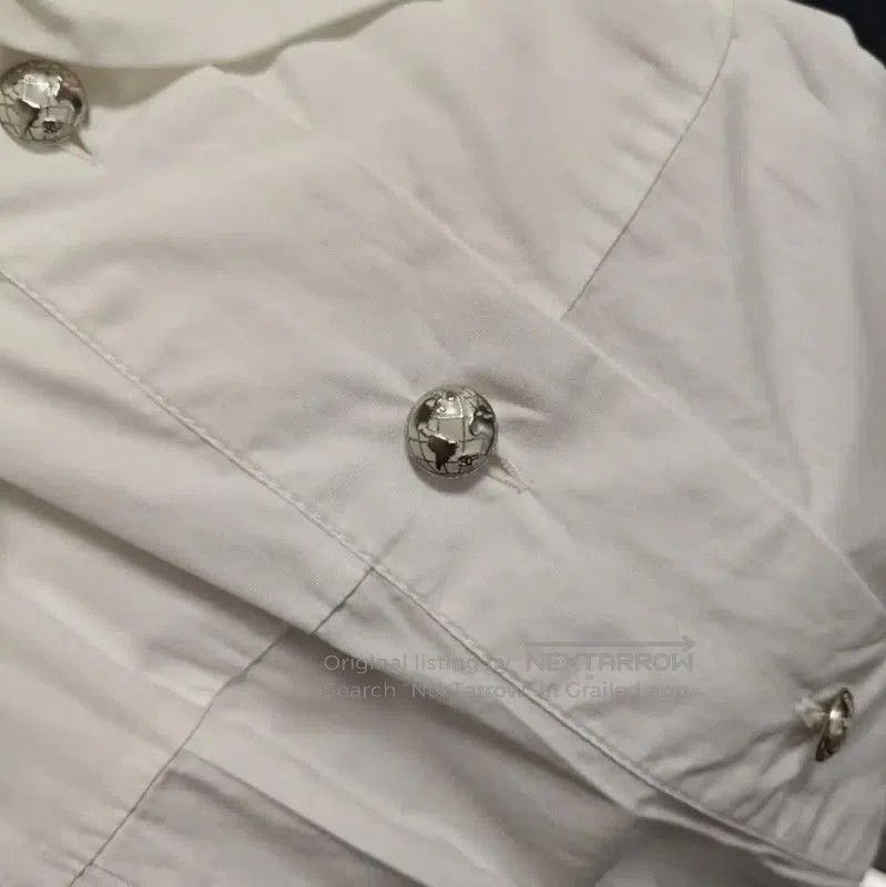 Chanel Chanel White Cotton Dress for Women . Size L / US 10 / IT 46 - 5 Thumbnail