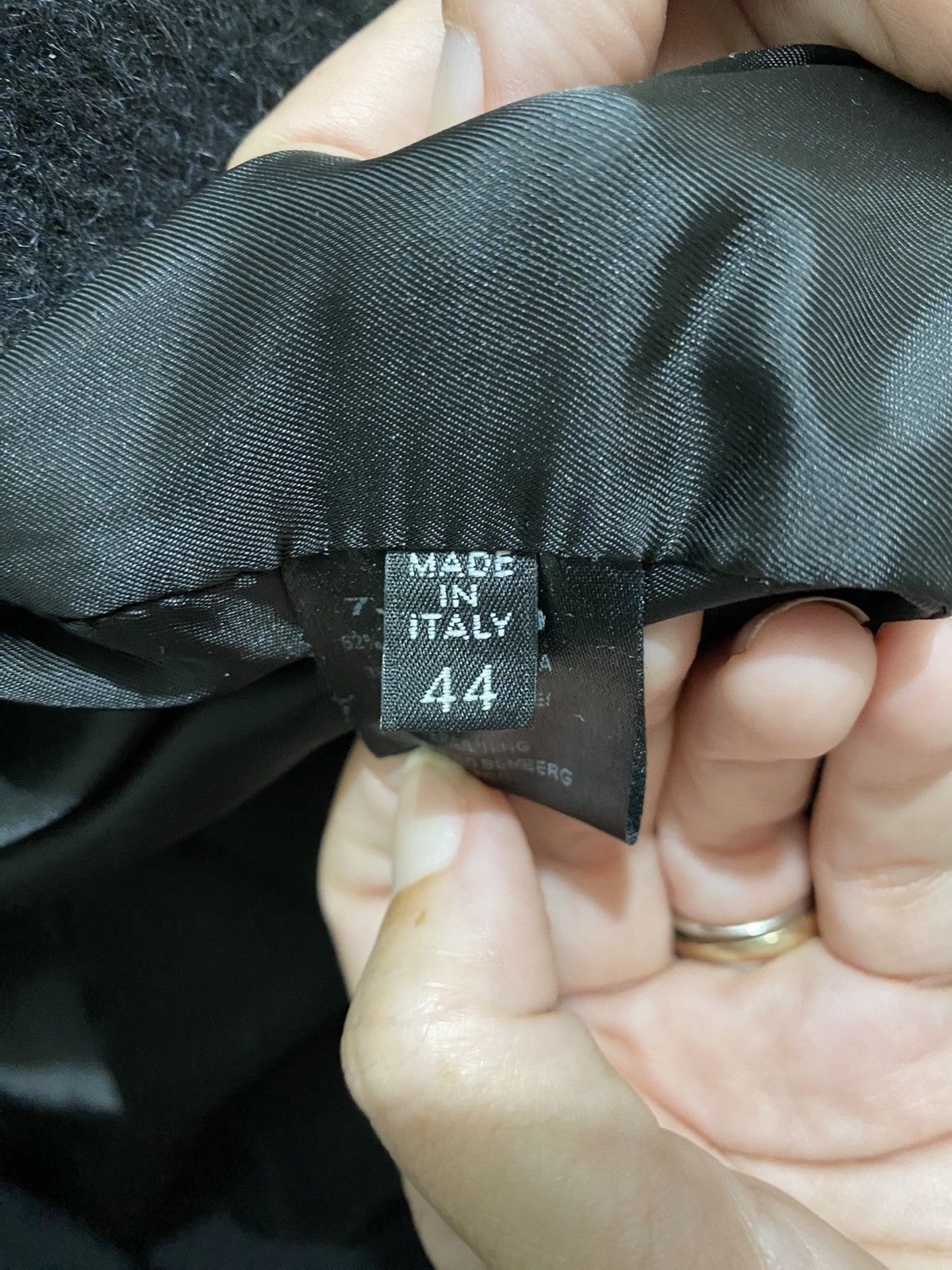 Ilaria Nistri ILARIA NISTRI BLACK WOOLEN COAT Size M / US 6-8 / IT 42-44 - 5 Thumbnail