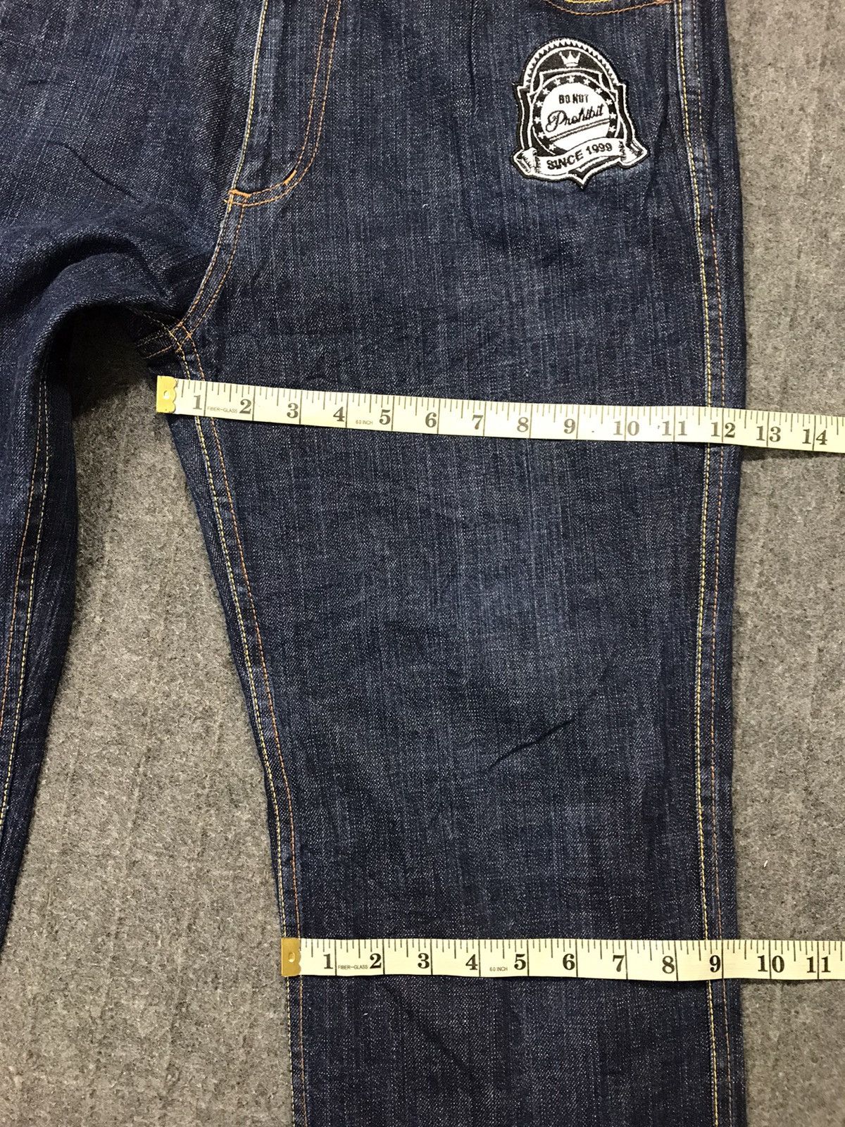 Japanese Brand ILL’s Just Infamous Indigo Denim Straight Cut Fits Size 36 Size US 36 / EU 52 - 14 Thumbnail