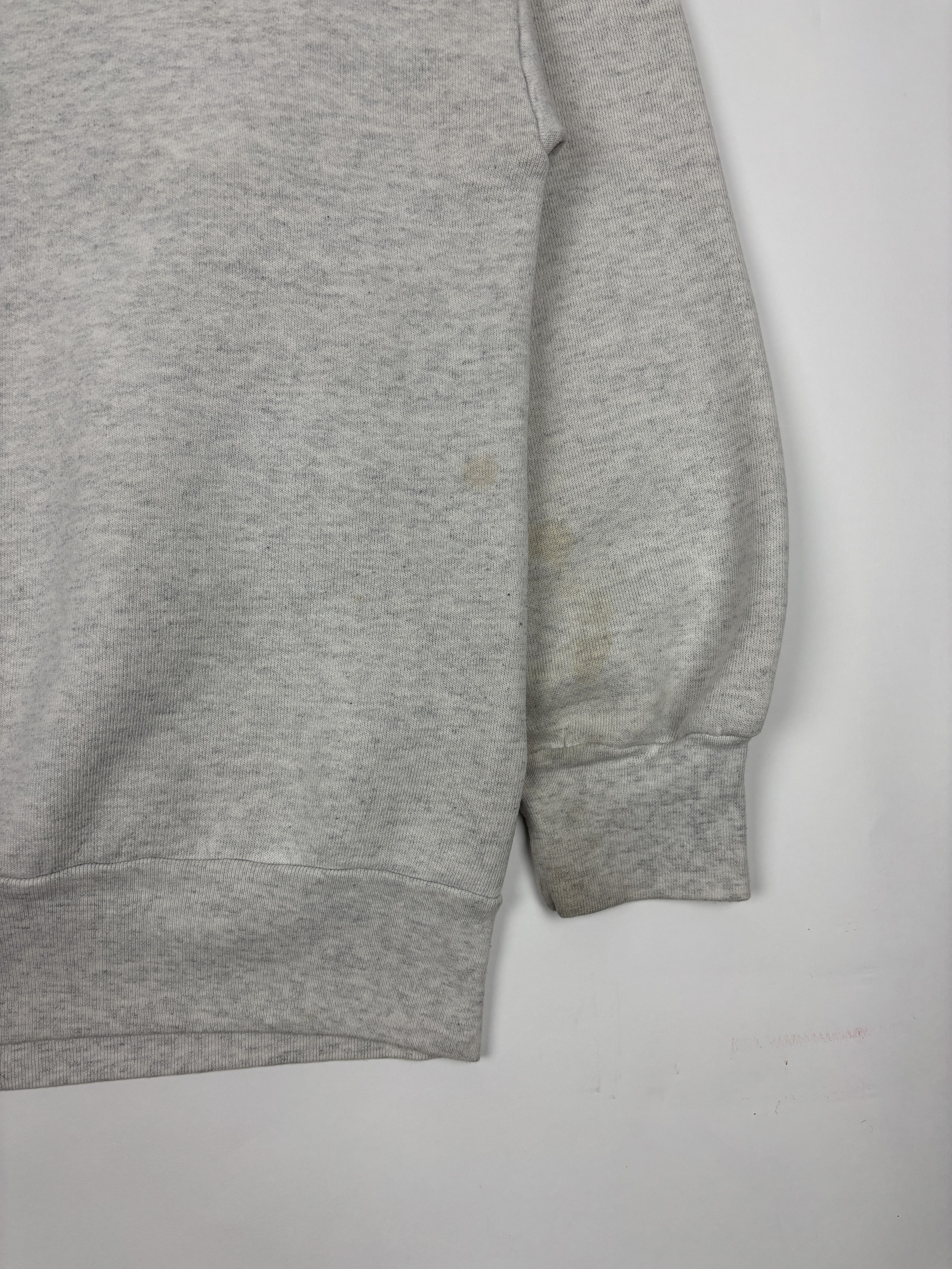 Vintage Vintage Made in USA Heather Grey Funny Text Crewneck Size S / US 4 / IT 40 - 5 Thumbnail