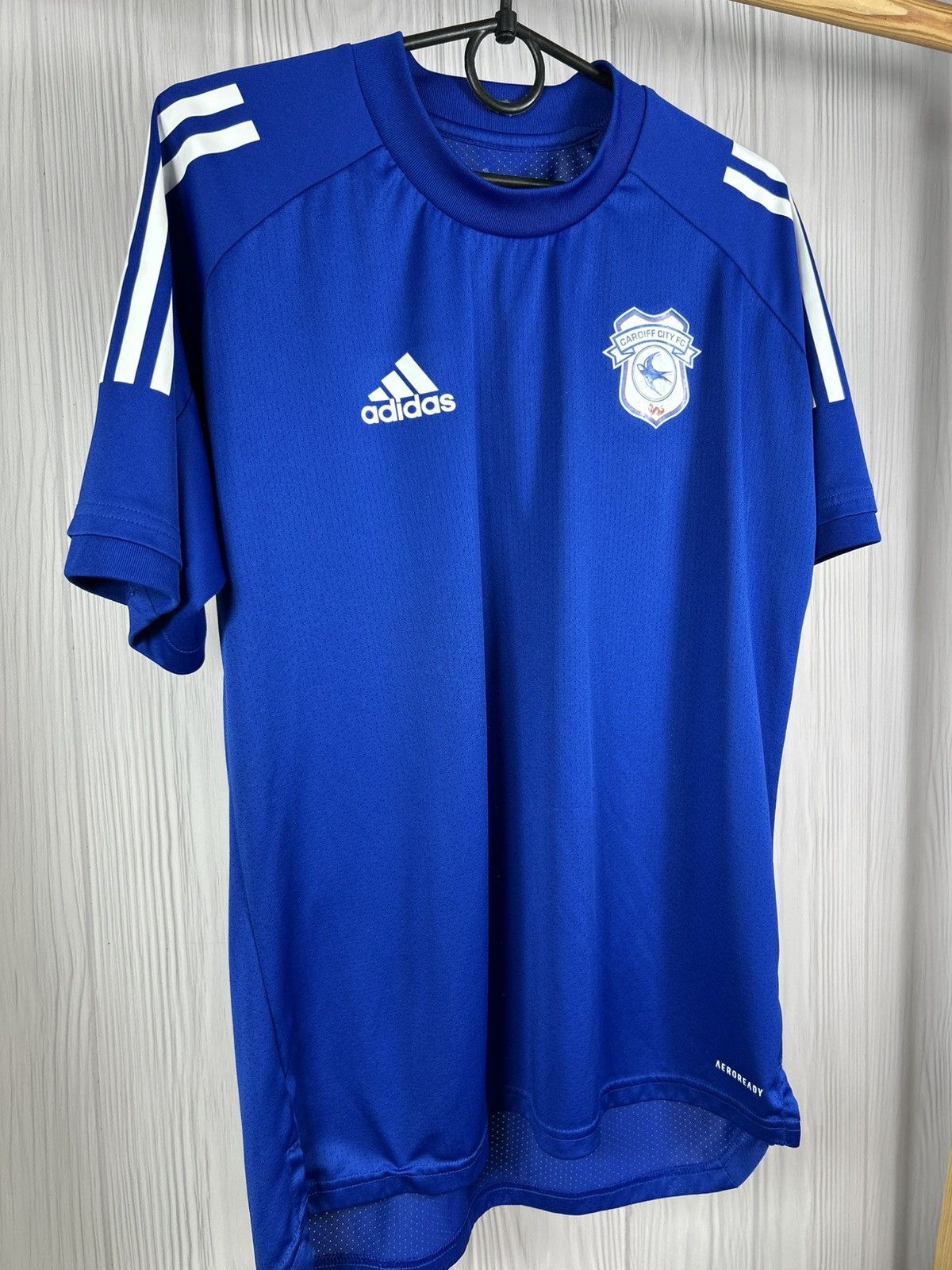 Adidas Cardiff City FC Adidas 2020 Training Jersey T-Shirt Size s Size US S / EU 44-46 / 1 - 2 Thumbnail