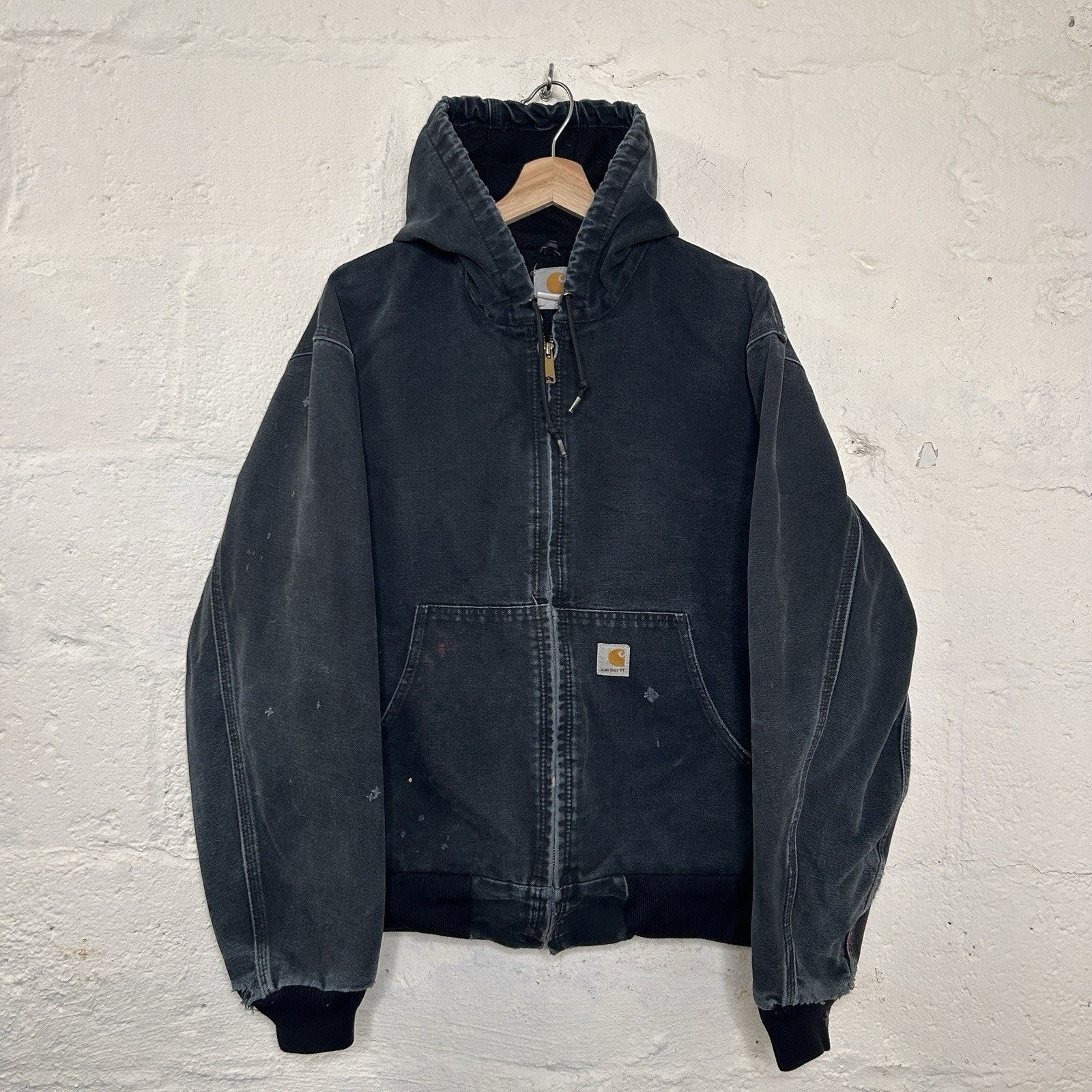 Carhartt × Vintage Onyx Active Jacket Black Carhartt Hooded Jacket