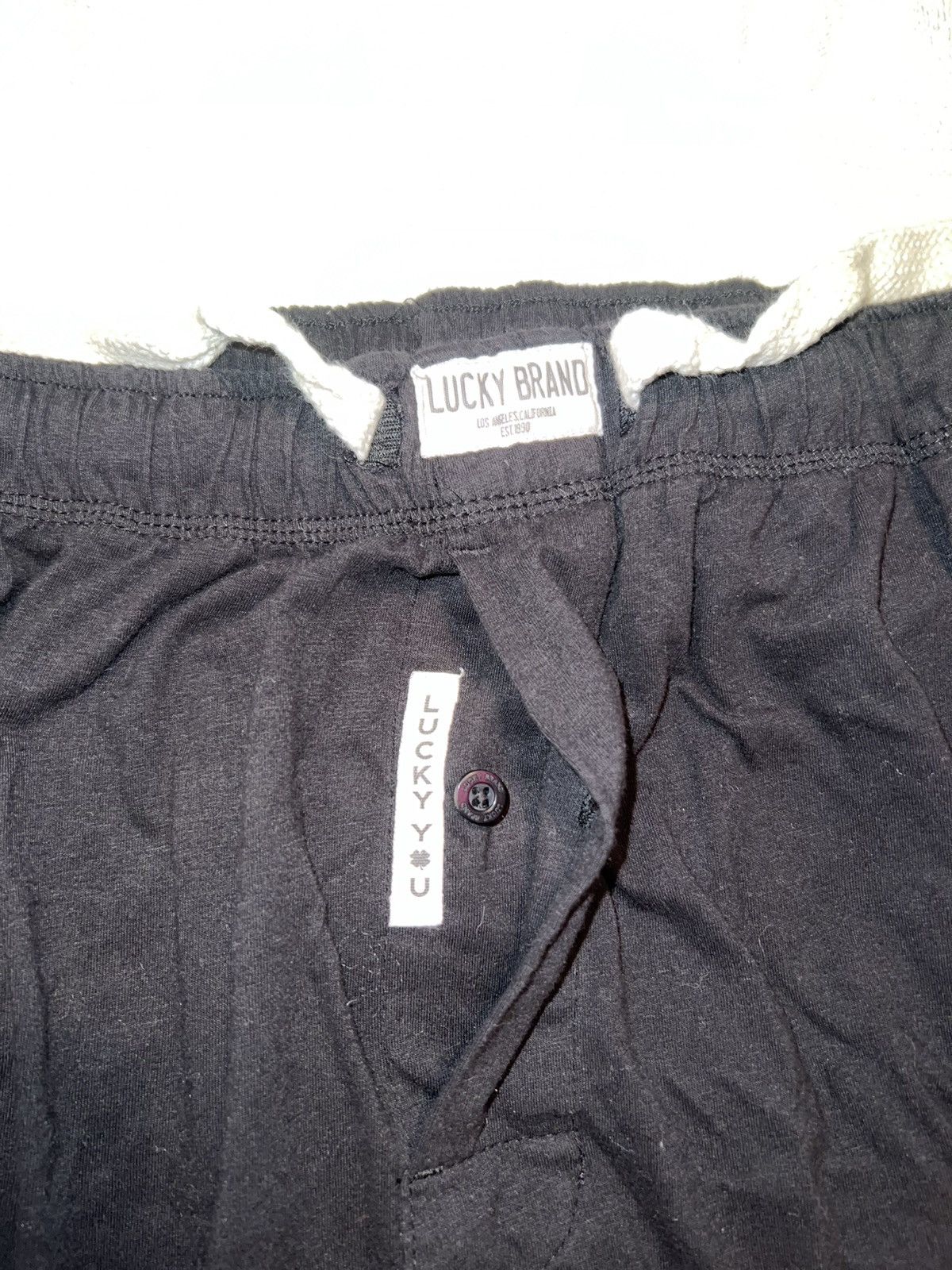 Lucky Brand Lucky Brand - Men’s Loungewear Pants - Large, Black Size US 32 / EU 48 - 3 Thumbnail