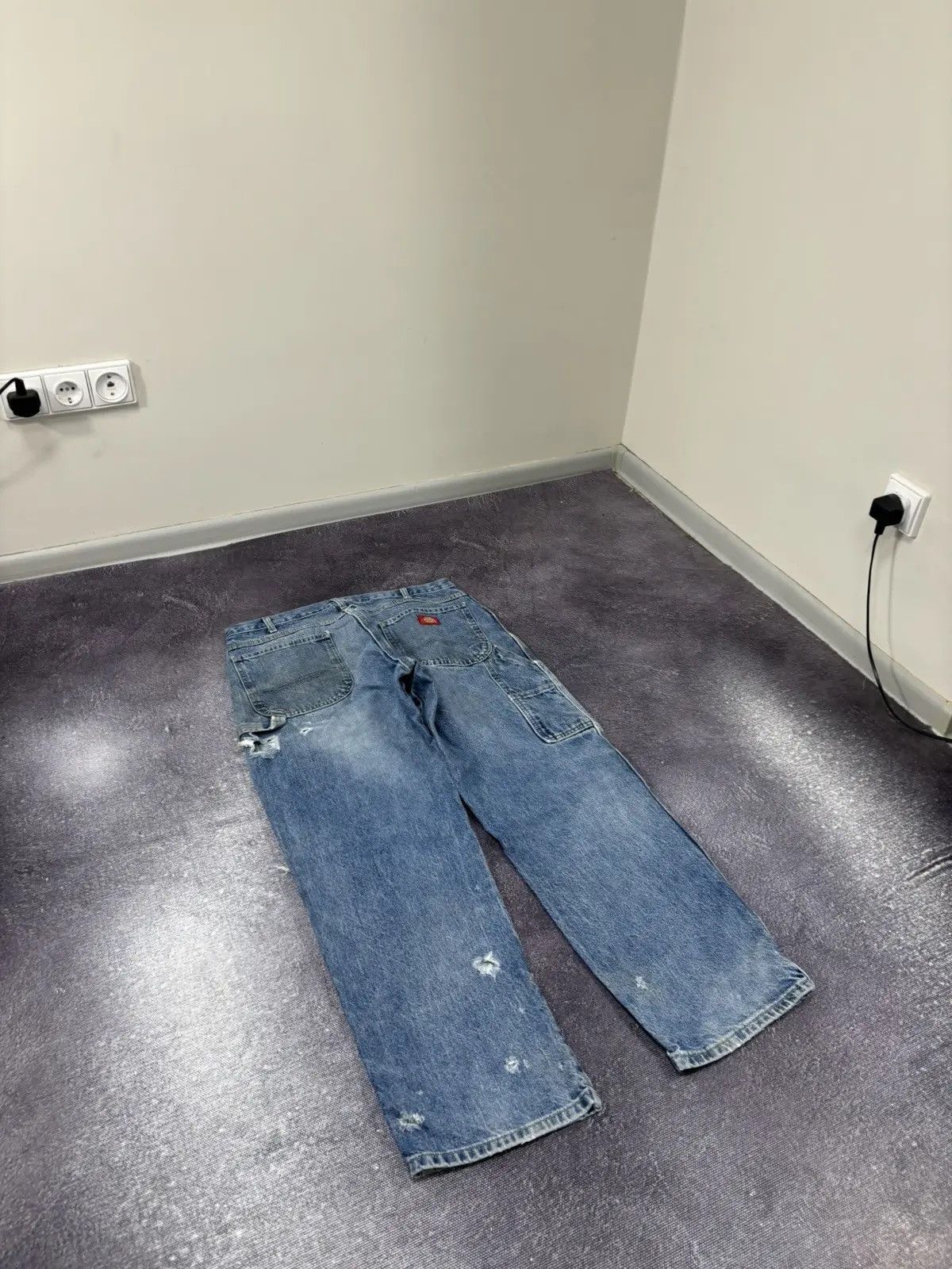 Dickies × Vintage Vintage Dickies Faded Blue American Hype Baggy Jeans Size US 36 / EU 52 - 3 Thumbnail