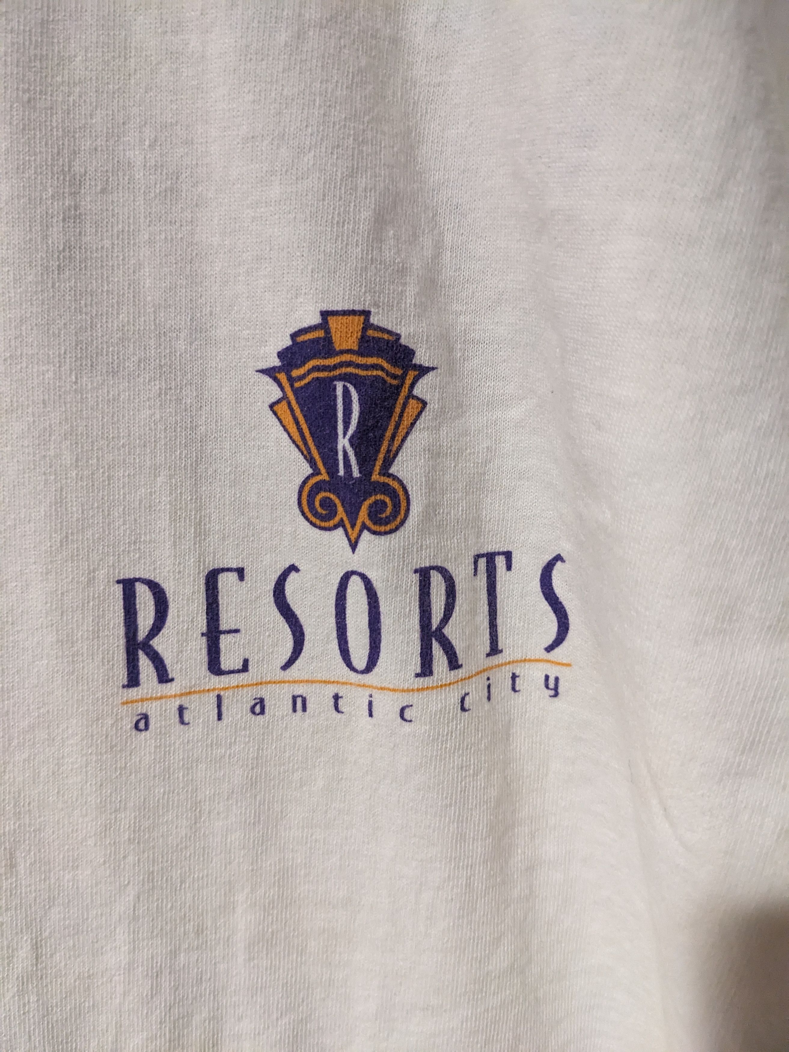 Gildan × Vintage Vintage 90s Resorts Atlantic City Keep it Real XL T-Shirt Size US XL / EU 56 / 4 - 2 Thumbnail