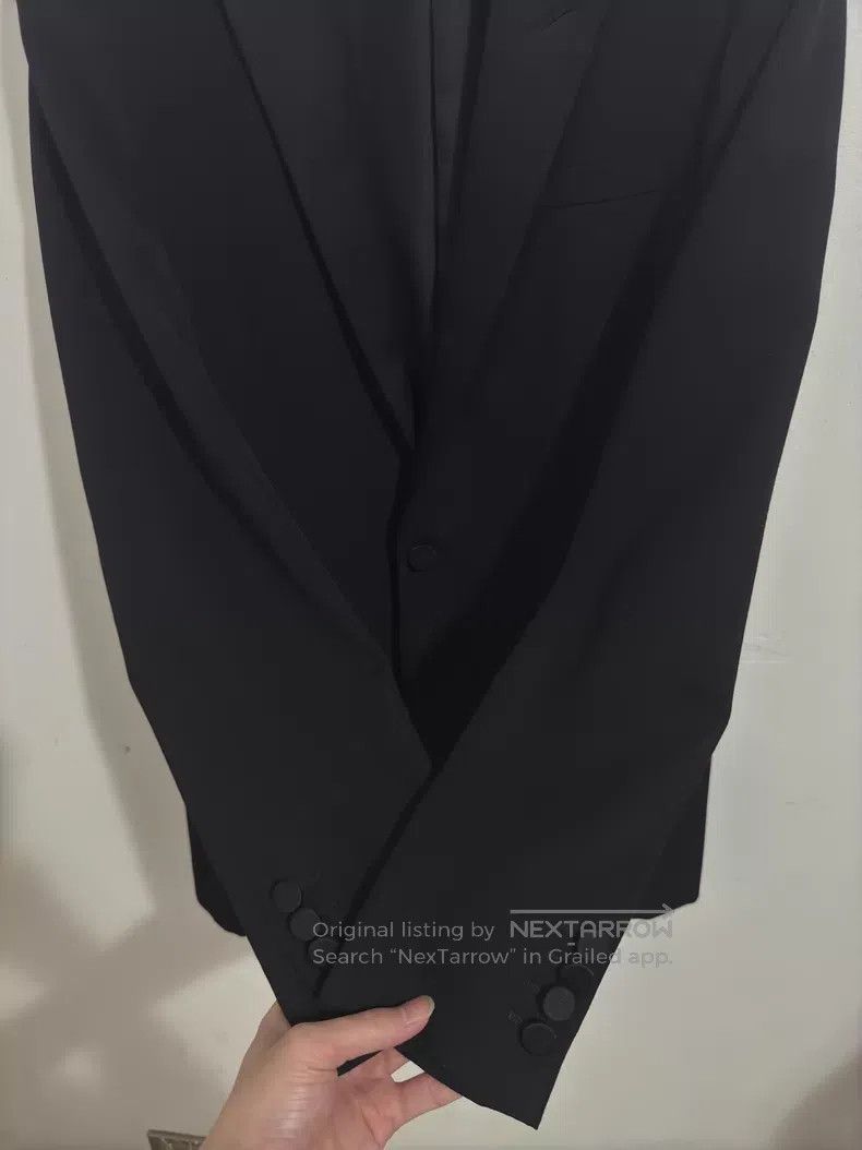 Saint Laurent Paris Saint Laurent Paris Satin Reversible Notched Lapel Smoking Size US S / EU 44-46 / 1 - 4 Thumbnail