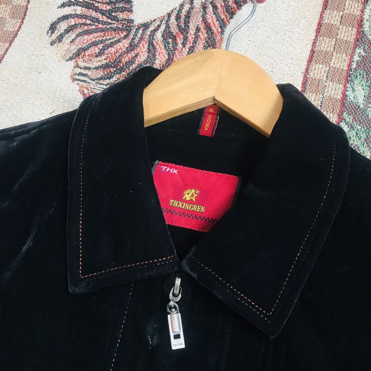 Seditionaries × Vintage Chinese Velour Handmade Coach Jacket Size US XL / EU 56 / 4 - 6 Thumbnail