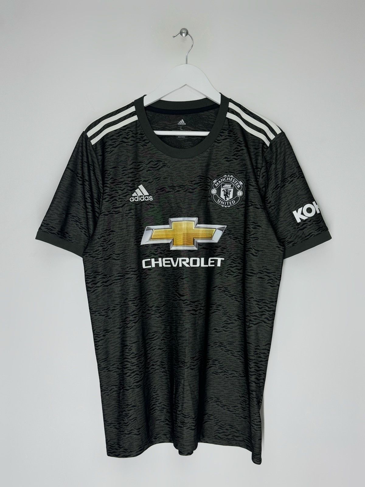 Adidas Manchester United 2020/21 Away Adidas Football Shirt Size US L / EU 52-54 / 3 - 1 Thumbnail