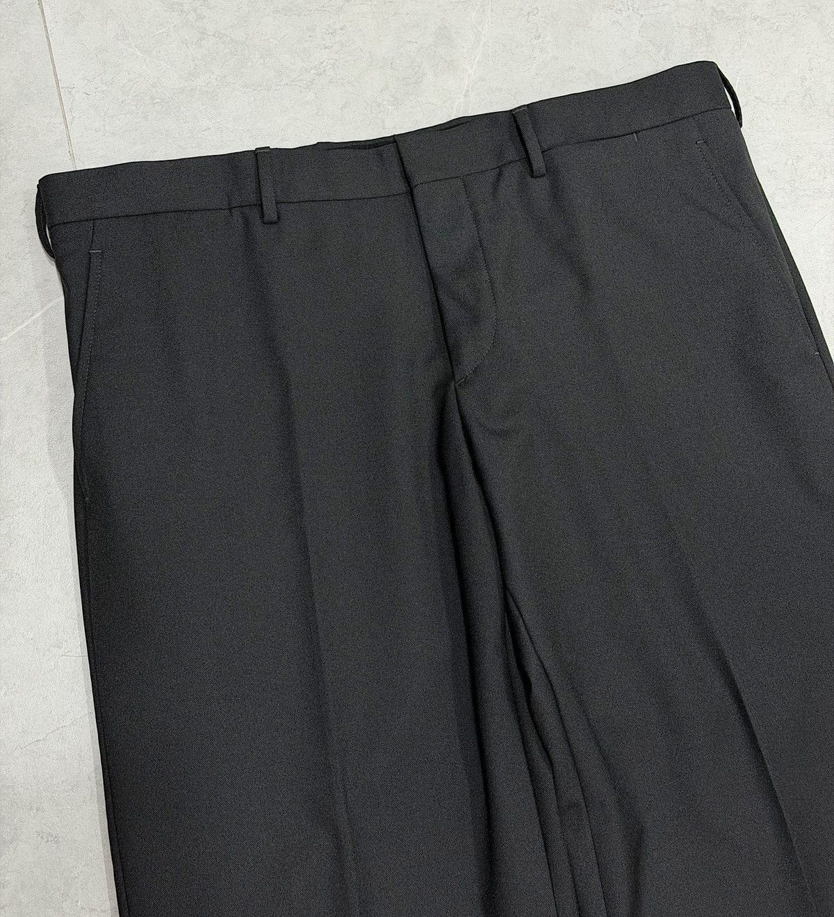 Prada PRADA FW 2008 Gray Wide Trousers Pants Nylon Wool Runway Size US 34 / EU 50 - 4 Thumbnail