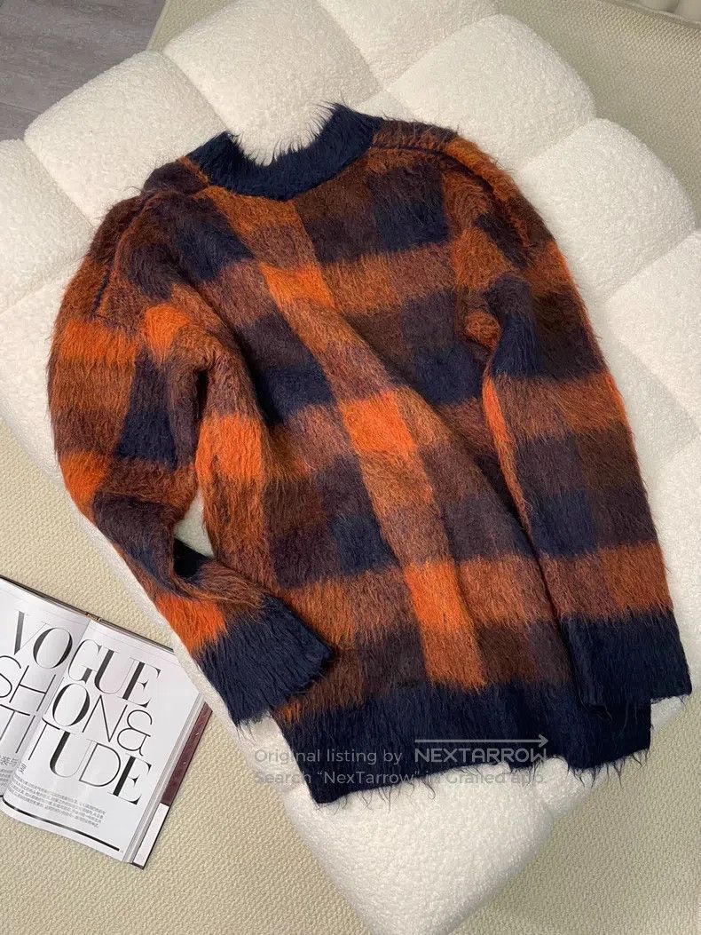 Acne Studios Acne Studios Orange and Yellow Colorblock Hooded Sweater J Size US XXS / EU 40 - 2 Thumbnail