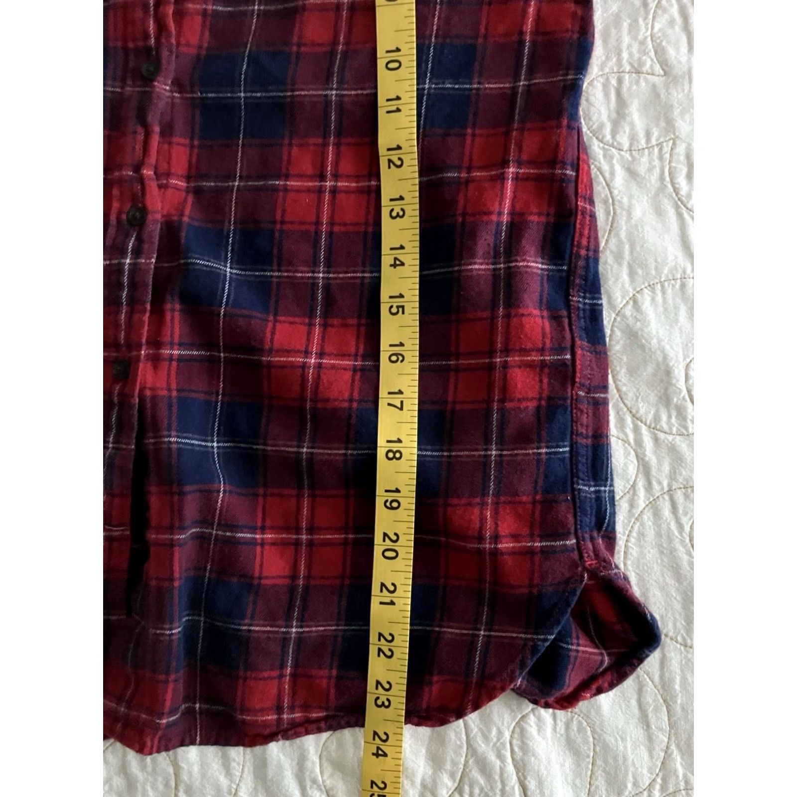 Uniqlo Uniqlo Button-Up Shirt Women S Multicolor Plaid Flannel Long Sleeve Pocketed Size S / US 4 / IT 40 - 5 Thumbnail