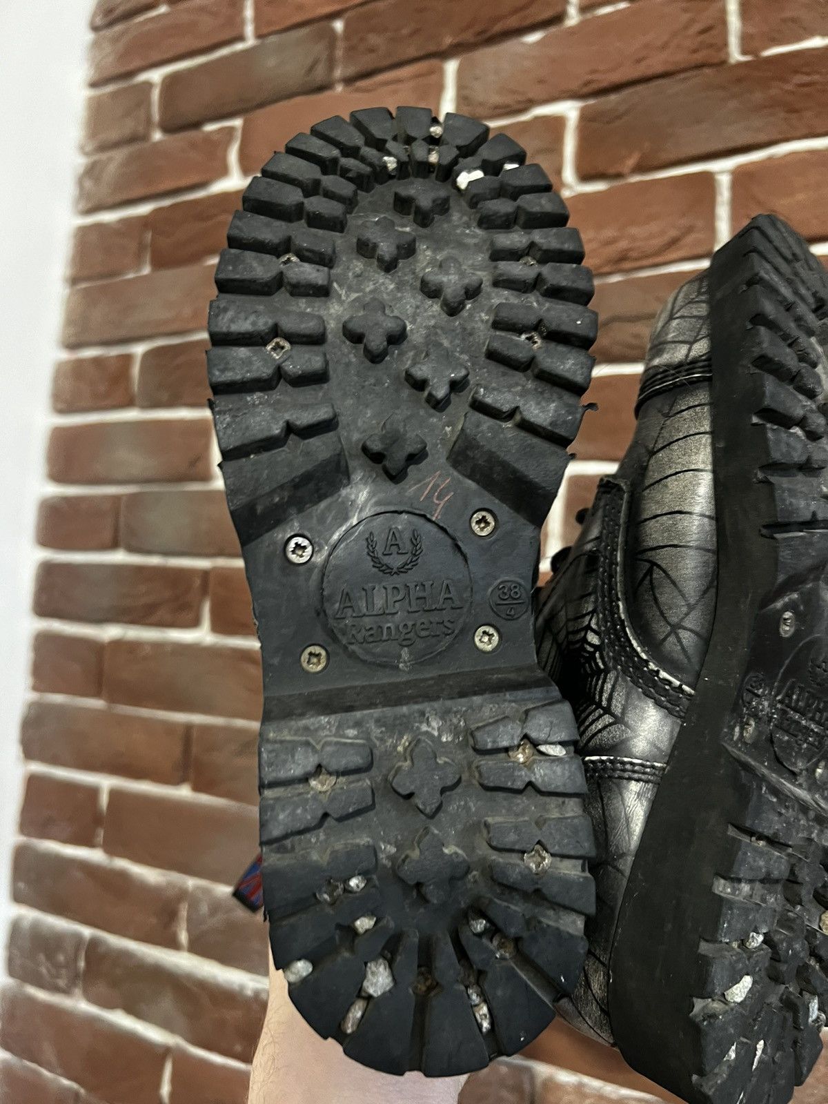 Seditionaries Rare Avant Garde High Top Platform Spider Web Boots Y2K Goth Size US 7 / IT 37 - 7 Thumbnail