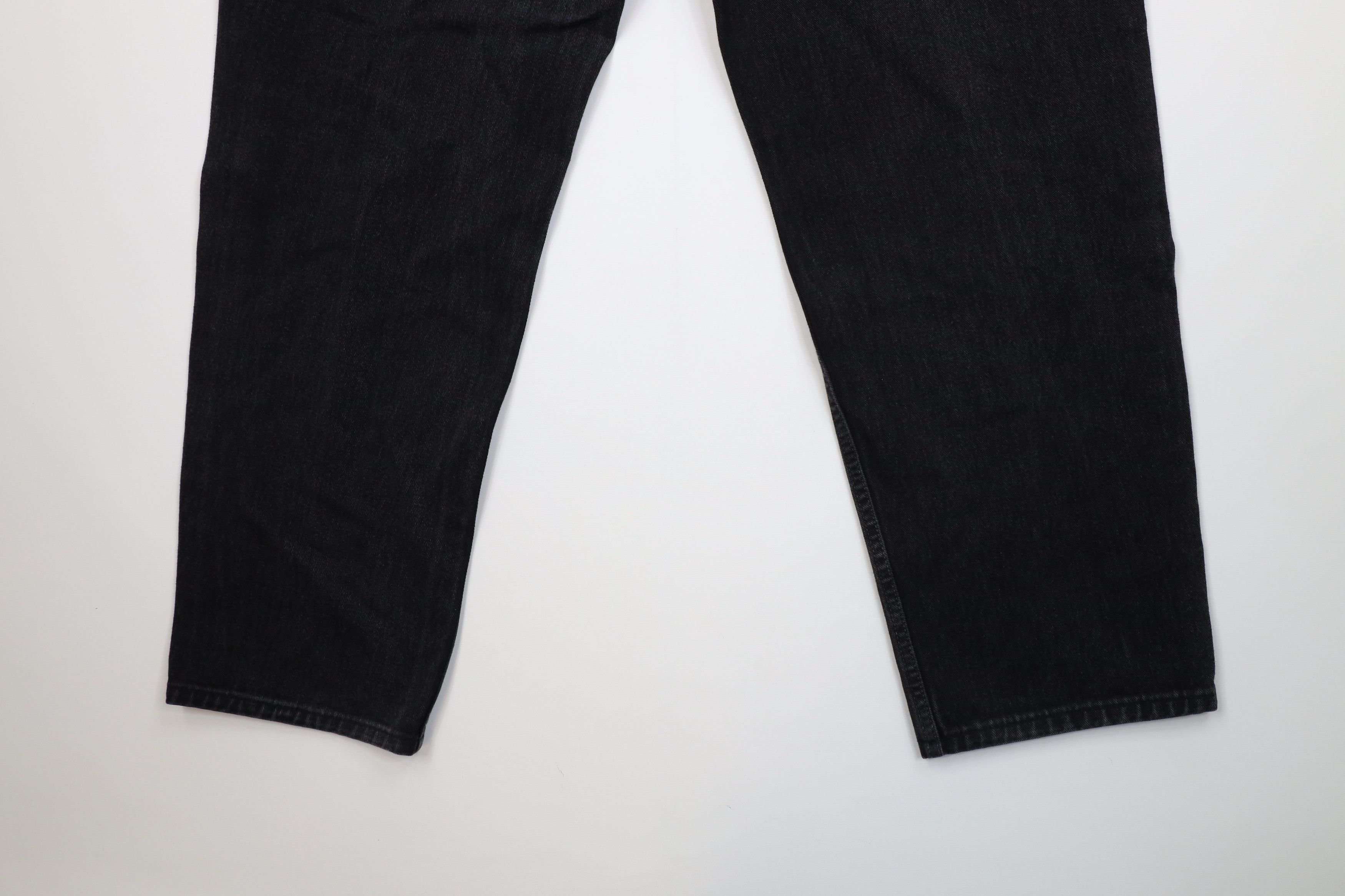 Levi's Vintage 90s Levis 550 Relaxed Fit Wide Leg Denim Jeans Black Size US 40 / EU 56 - 12 Thumbnail