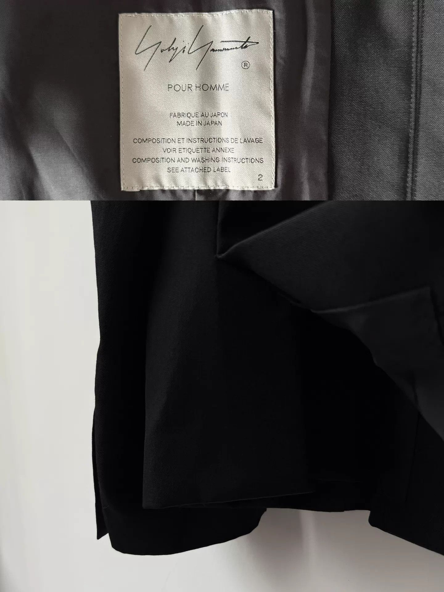 Yohji Yamamoto Yohji Yamamoto PH 21AW DL Blazer 100% Gaba Wool 2 Size US M / EU 48-50 / 2 - 5 Thumbnail