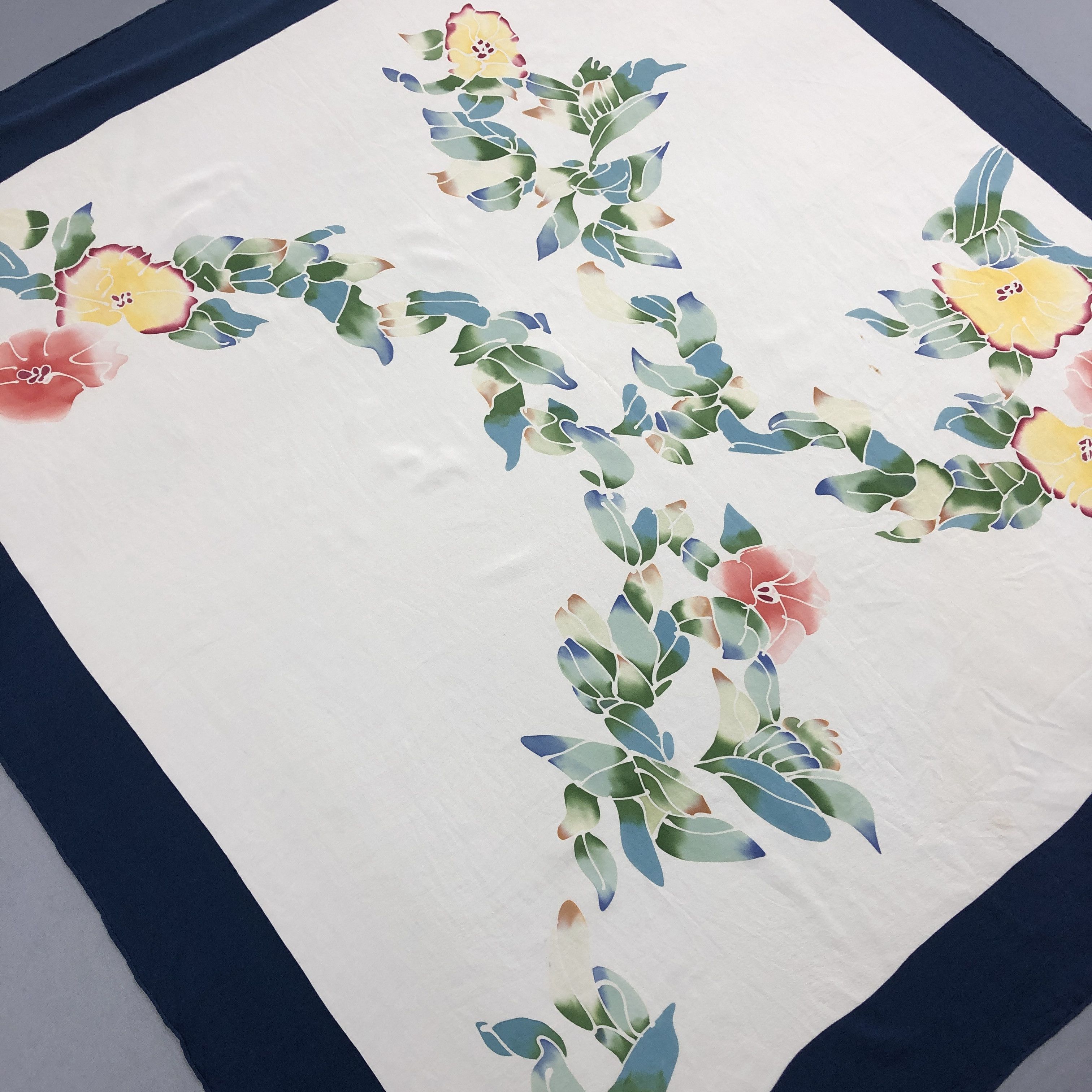 Other × Vintage Vintage Suteramas SILK Scarf Twill Stole Wraps Scarves Size ONE SIZE - 3 Thumbnail