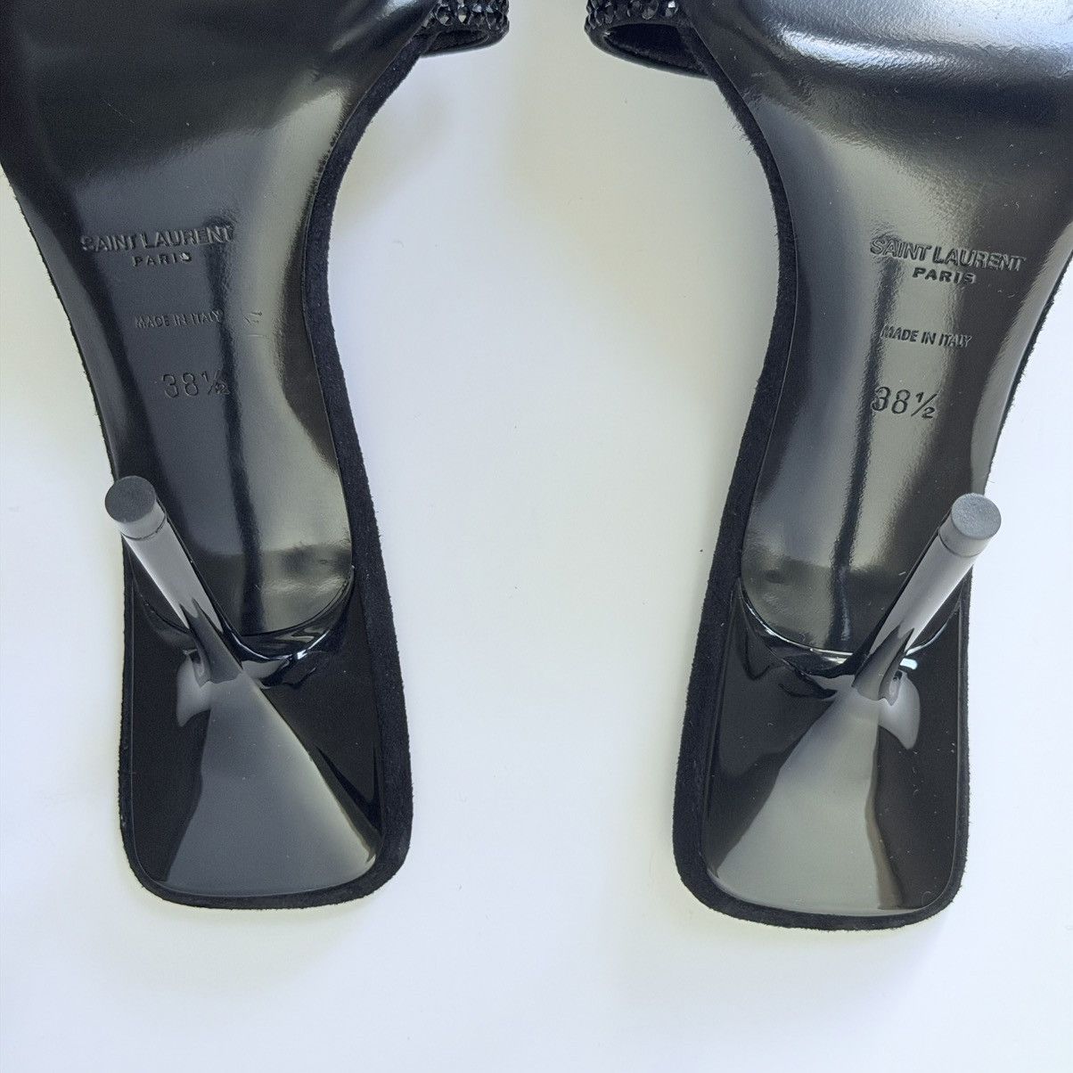 Saint Laurent Paris Saint Laurent Lucky Evening Mules Size US 8.5 / IT 38.5 - 6 Thumbnail