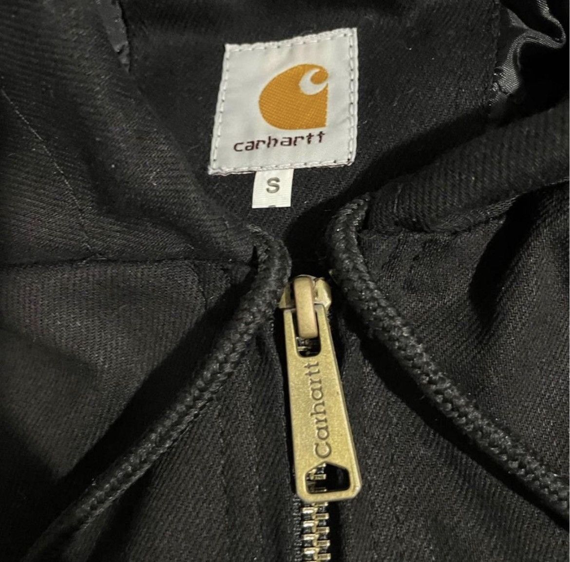 Carhartt Carhartt Black Upcycled Quilted Hoodie Size US M / EU 48-50 / 2 - 3 Thumbnail