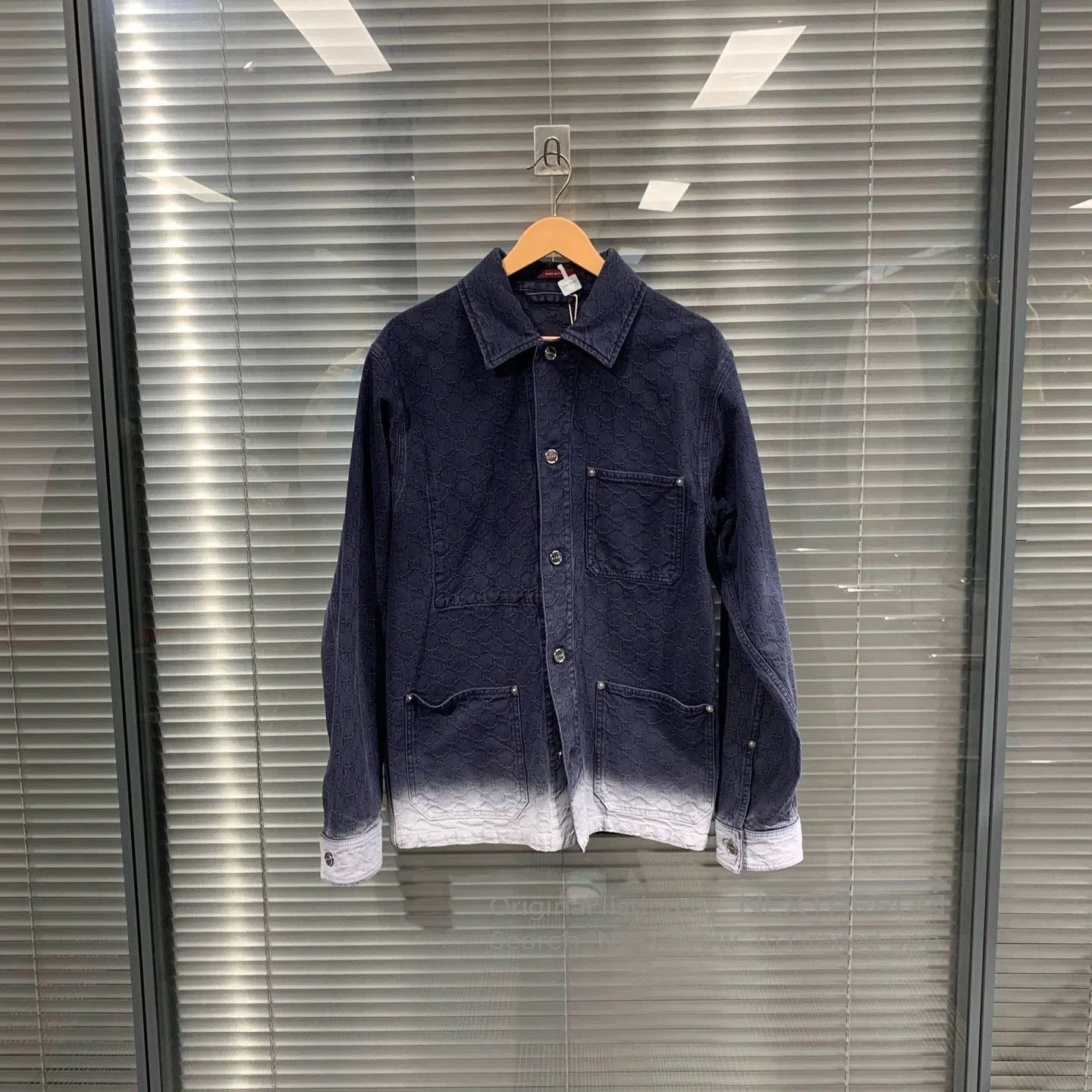 Gucci Blue Gradient Denim Jacket. Size US S / EU 44-46 / 1 - 1 Thumbnail