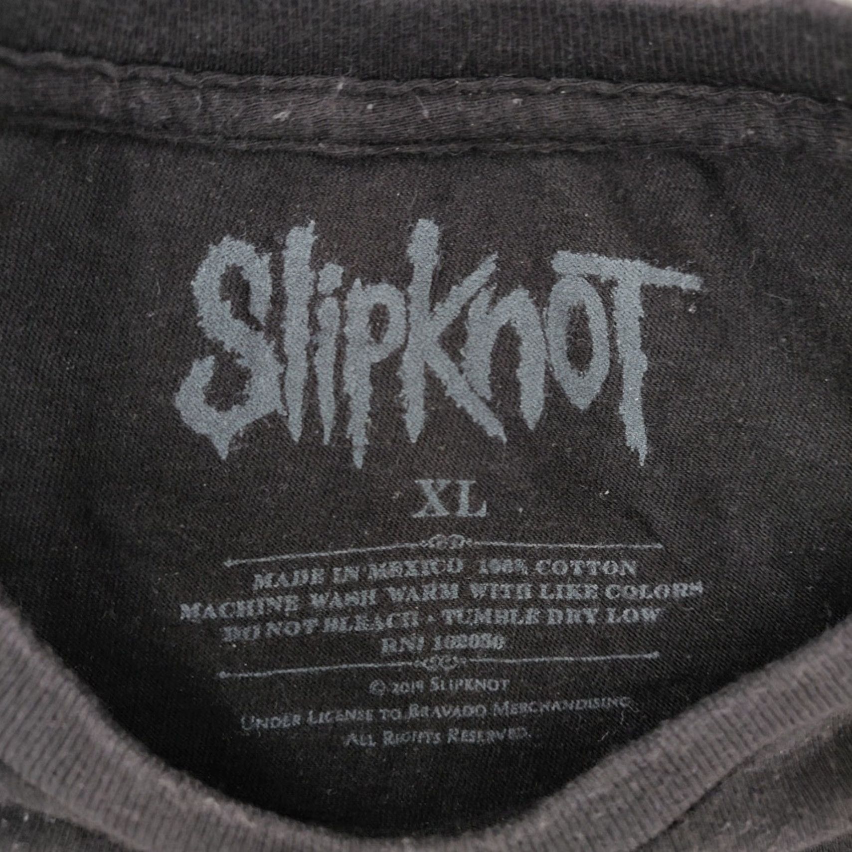 Vintage Slipknot T Shirt Mens XL Black Short Sleeve Graphic Rock Band Crew Neck Cotton Size US XL / EU 56 / 4 - 5 Thumbnail