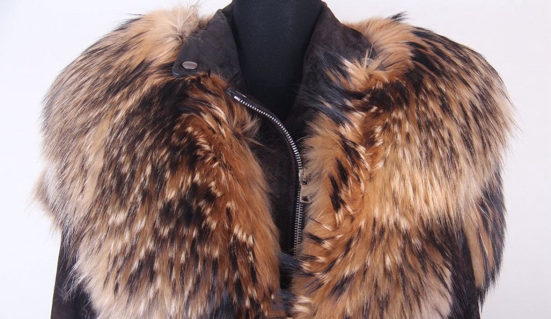 Balmain Balmain 2011 Runway Leather Raccoon Fur Cozy Jacket Size US XS / EU 42 / 0 - 2 Thumbnail