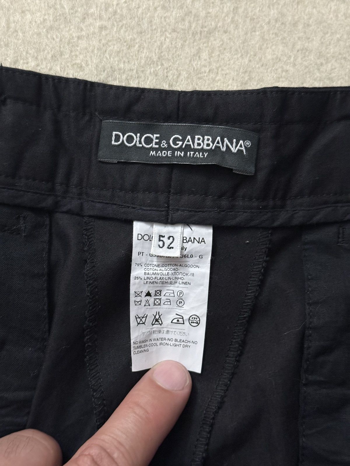 Dolce & Gabbana Dolce & Gabbana Trouser Pants 38x30.5 Size 52 Made Italy Size US 38 / EU 54 - 10 Thumbnail