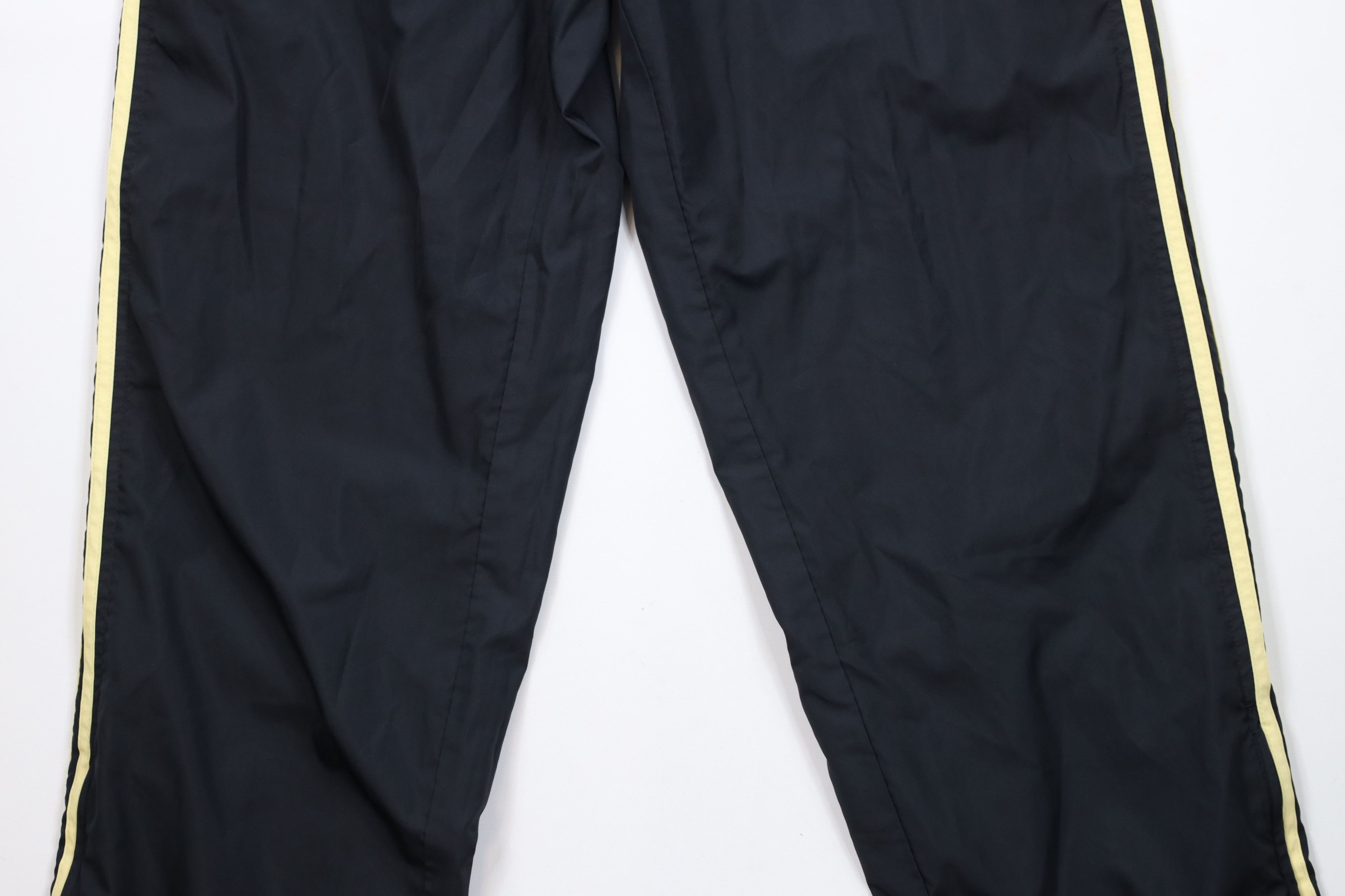 Adidas × Vintage Vintage Y2K Adidas Striped Lined Wide Leg Windbreaker Pants Size US 38 / EU 54 - 3 Thumbnail