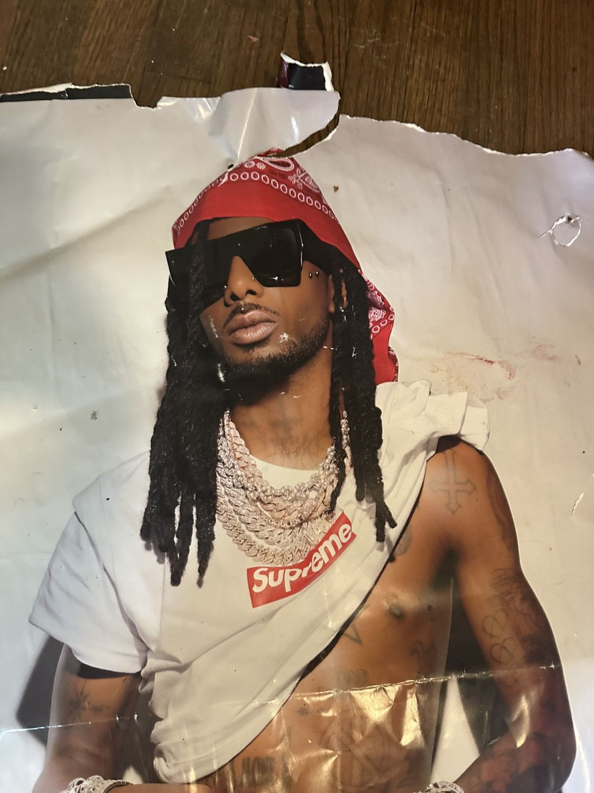 Supreme PlayBoi Carti Supreme Poster Size ONE SIZE - 4 Thumbnail