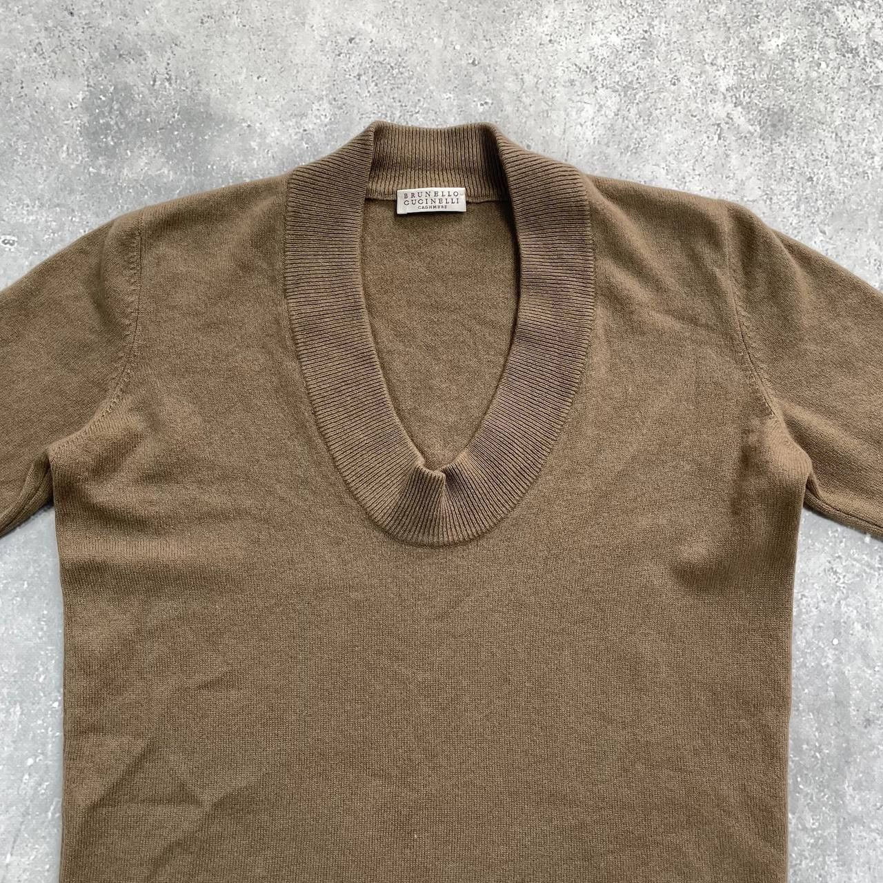 Brunello Cucinelli Brunello Cucinelli Cashmere V-Neck Sweater Pullover Women’s Size M / US 6-8 / IT 42-44 - 5 Thumbnail
