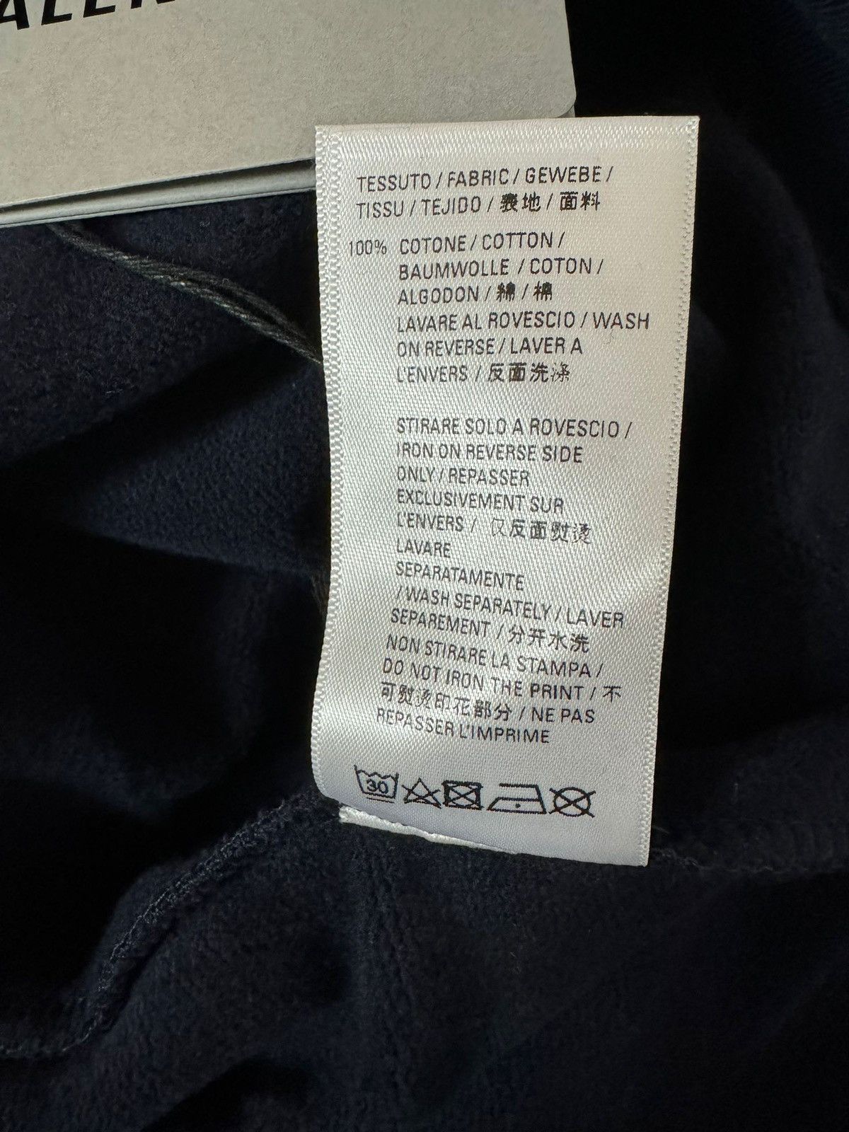 Balenciaga FW21 - NO COMMENT - Heavy Oversize Hoodie Runway Royal Blue Size US L / EU 52-54 / 3 - 18 Thumbnail