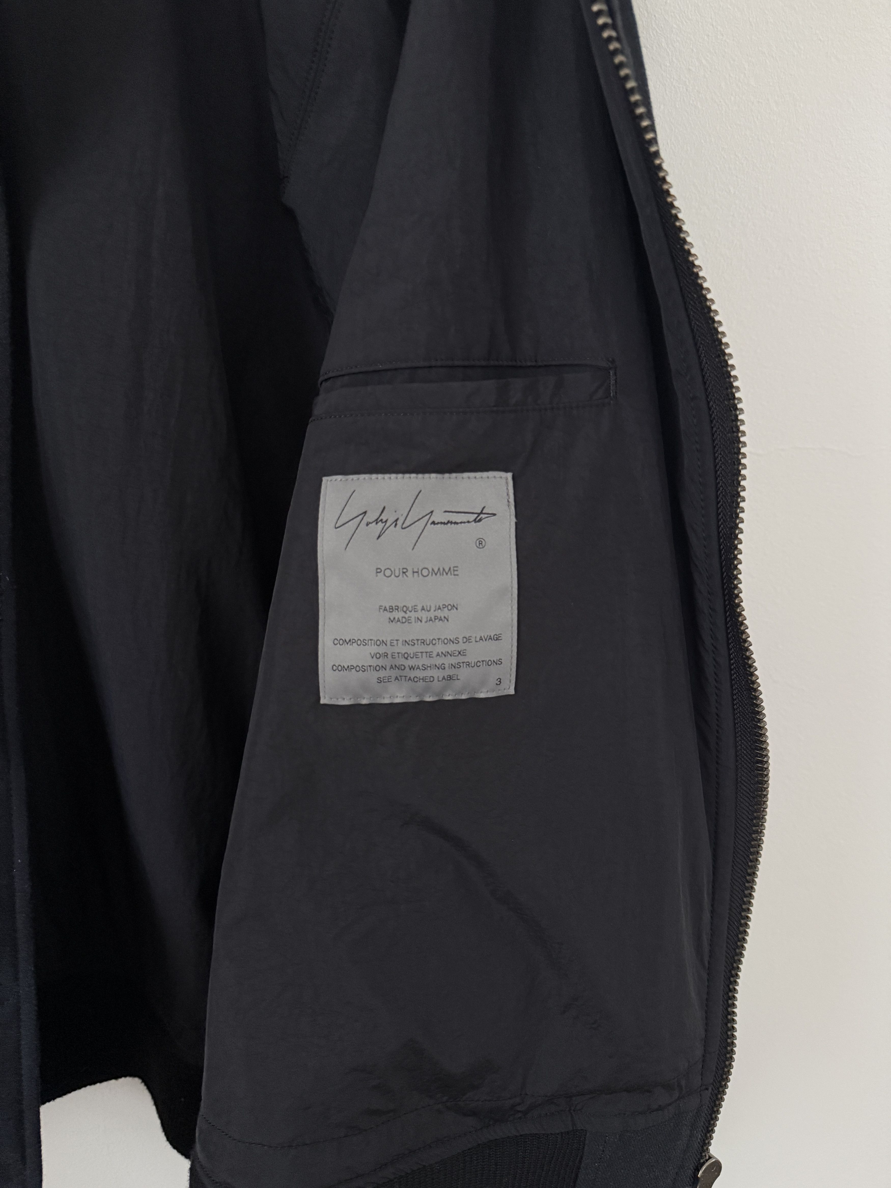 Yohji Yamamoto Pour Homme Lady Print Wool Blouson Jacket 2024 Size US L / EU 52-54 / 3 - 19 Thumbnail