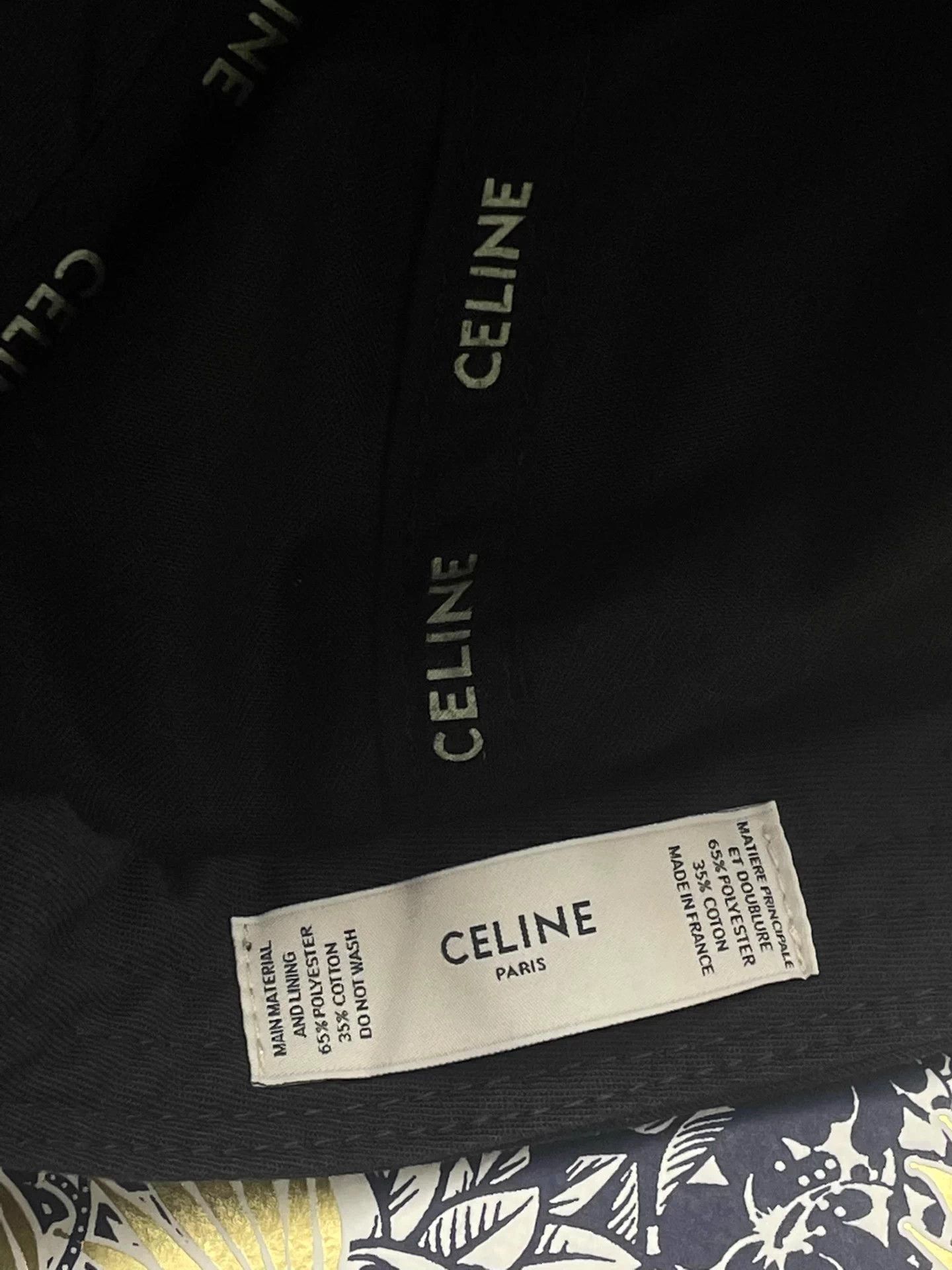 Celine Celine Black Classic Baseball Cap Size ONE SIZE - 5 Thumbnail